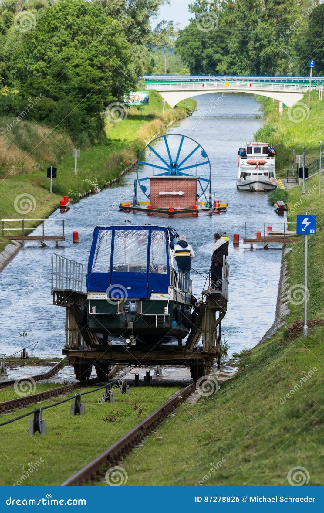 Canal Inclined Plane At Elbląg Canal Editorial Photo - Image of ...