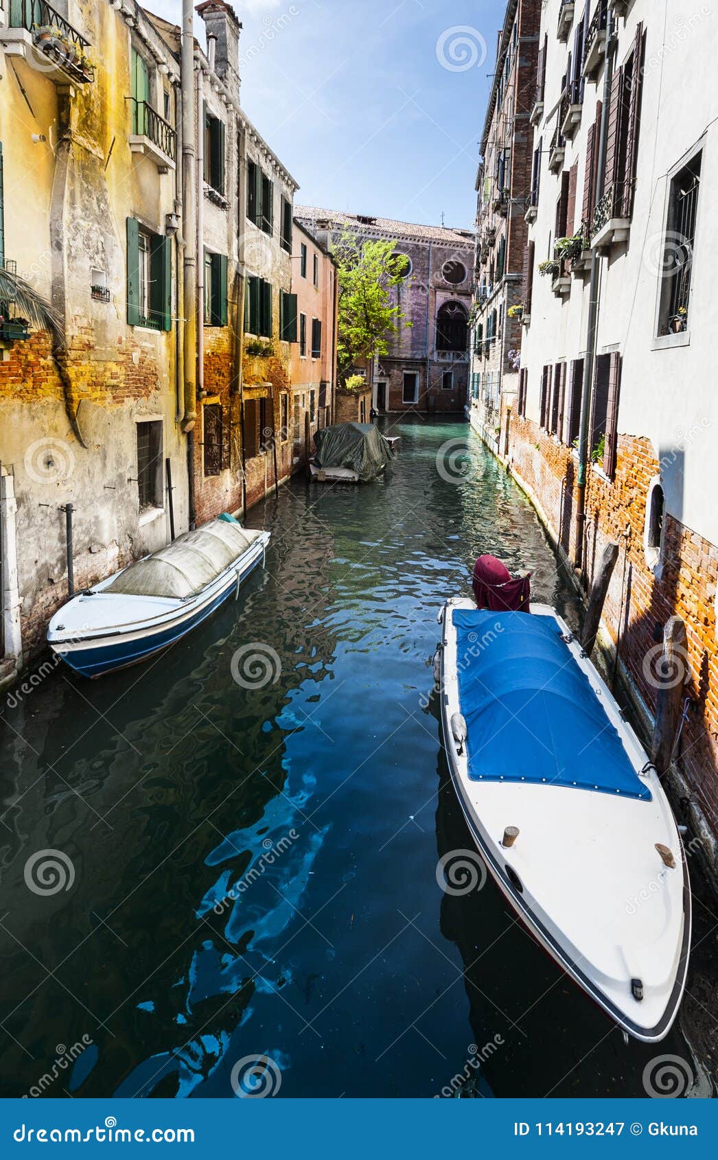 Canal is the Street in Venice Stock Image - Image of medieval, door ...