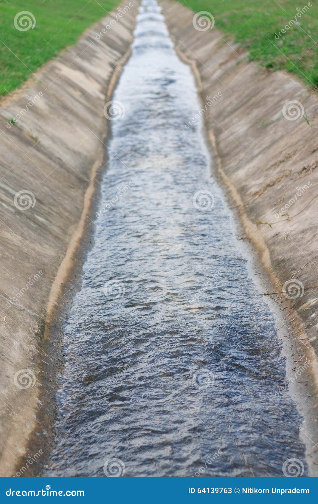 Canale per agricoltura. Adduzione di acqua per agricoltura, Tailandia del canale