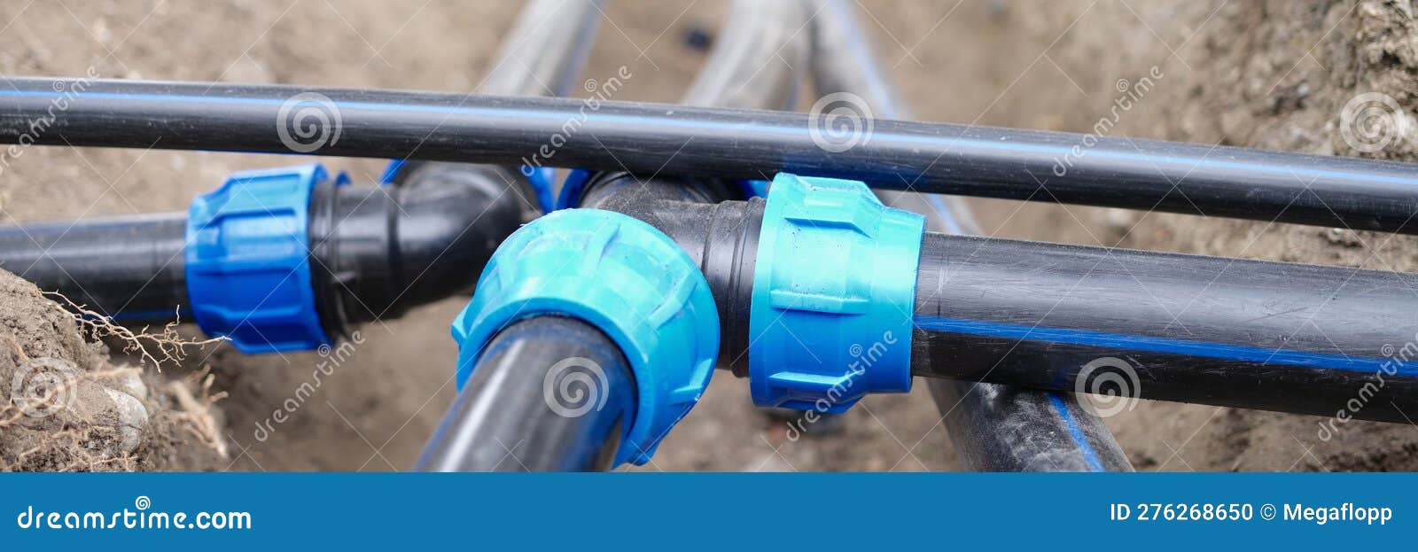 Canalisation D'eau Ou Système D'irrigation Souterrain Photo stock - Image  du hydrostatique, aqueduc: 276268650