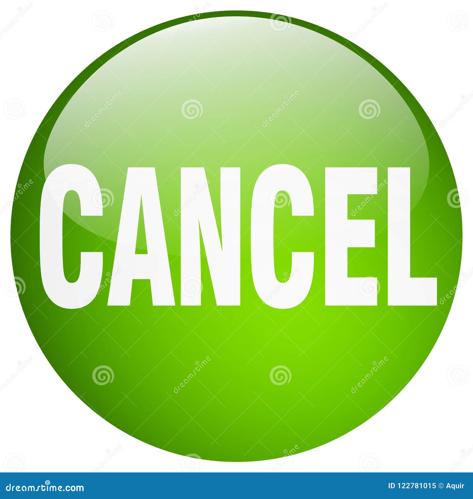 Cancel button stock vector Illustration of sign green Cancel button stock vector Illustration of sign green