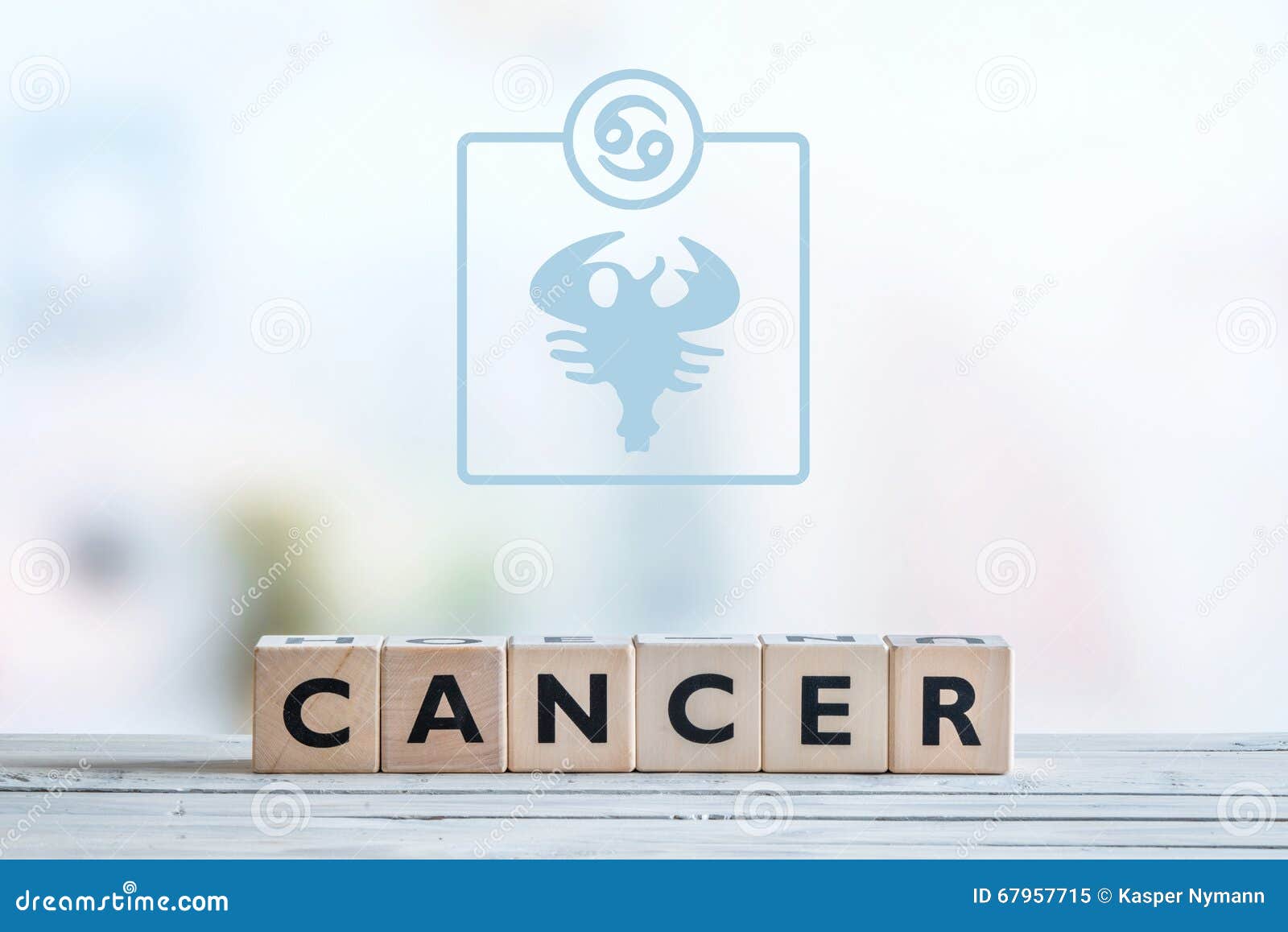 Cancer Star Sign on a Table Stock Image Image of faith, element 67957715