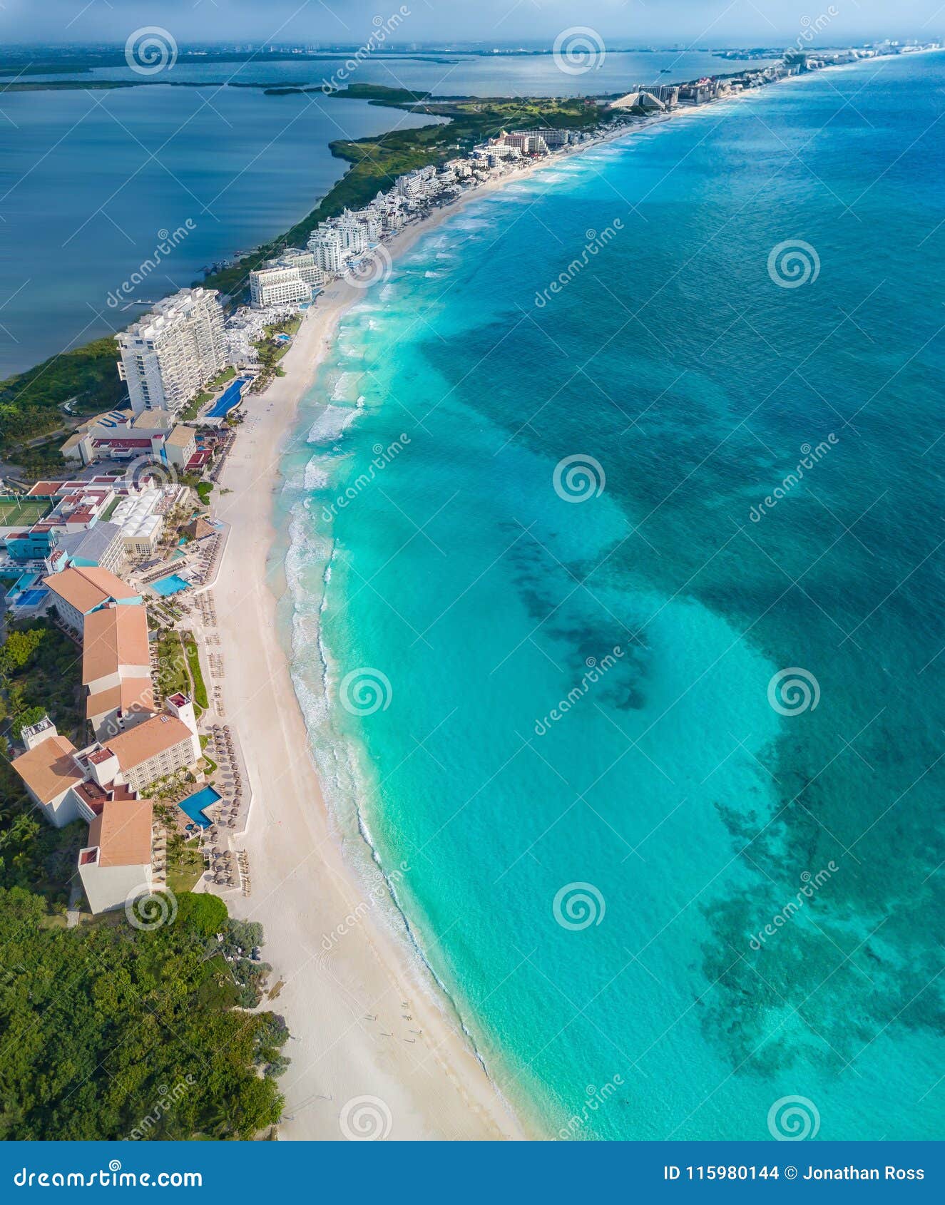 cancun beach during the day