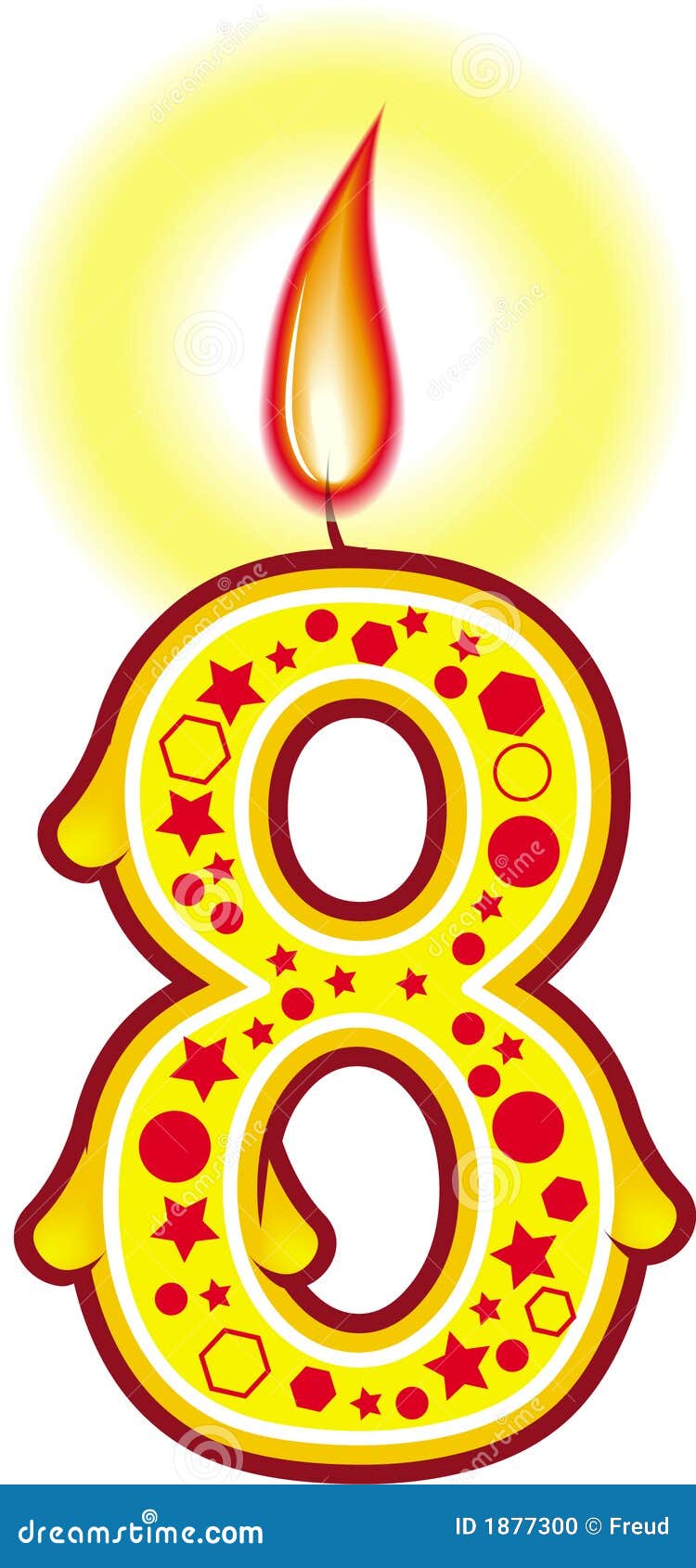 Candela Numero 8 Pallone Calcio Per Torte Compleanno - Decorazione Festosa - Foto 6