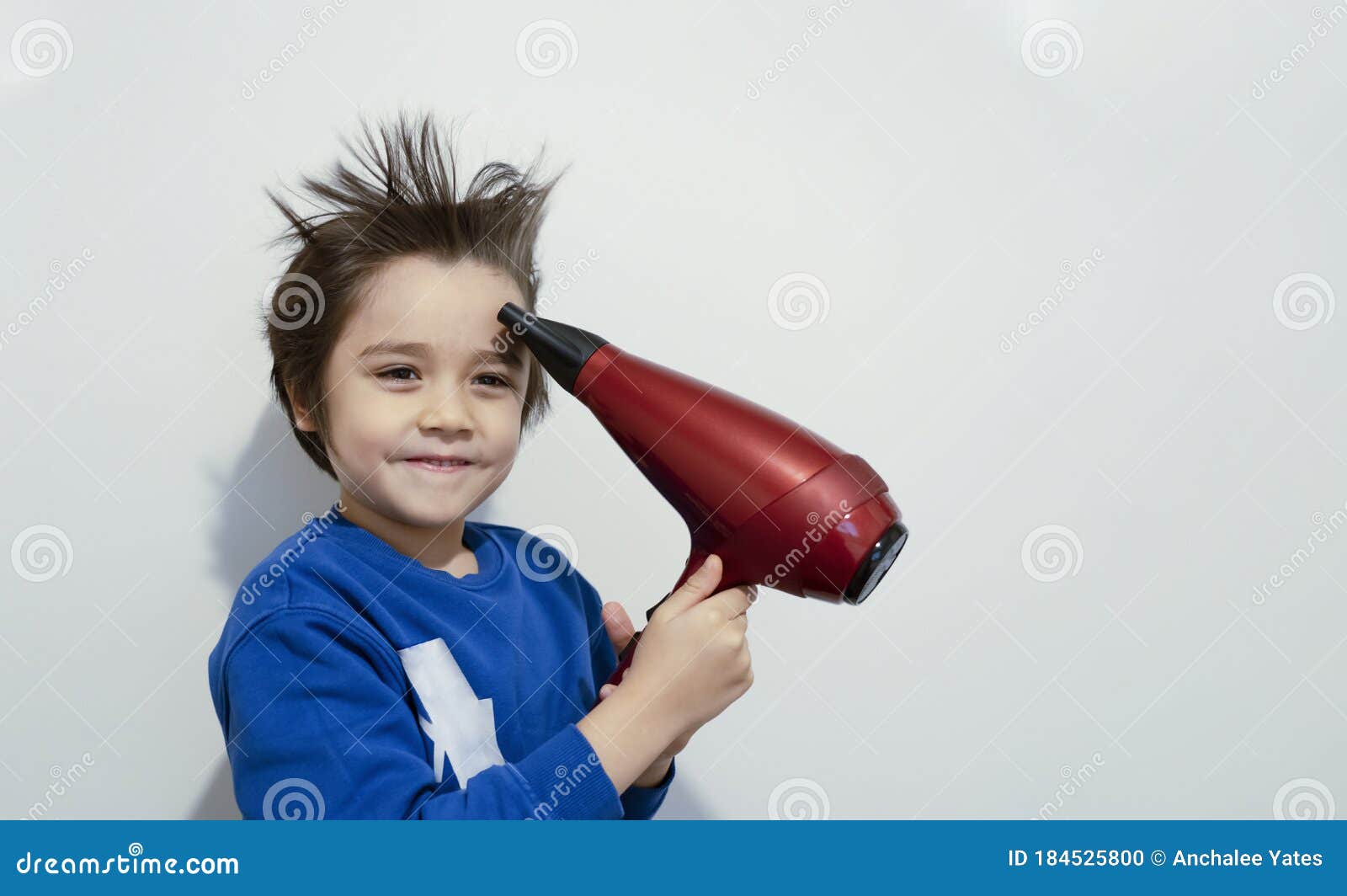 Candid Shot, Cute Kid Drying His Hair with Hair Dryer, Cheerful 6 Years Old Boy Try To Making His Hair Like a Crazy Expression, Stock Photo - Image of fashion, hairstyle: 184525800 Candid Shot, Cute Kid Drying His Hair with Hair Dryer, Cheerful 6 Years Old Boy Try To Making His Hair Like a Crazy Expression, Stock Photo - Image of fashion, hairstyle: 184525800