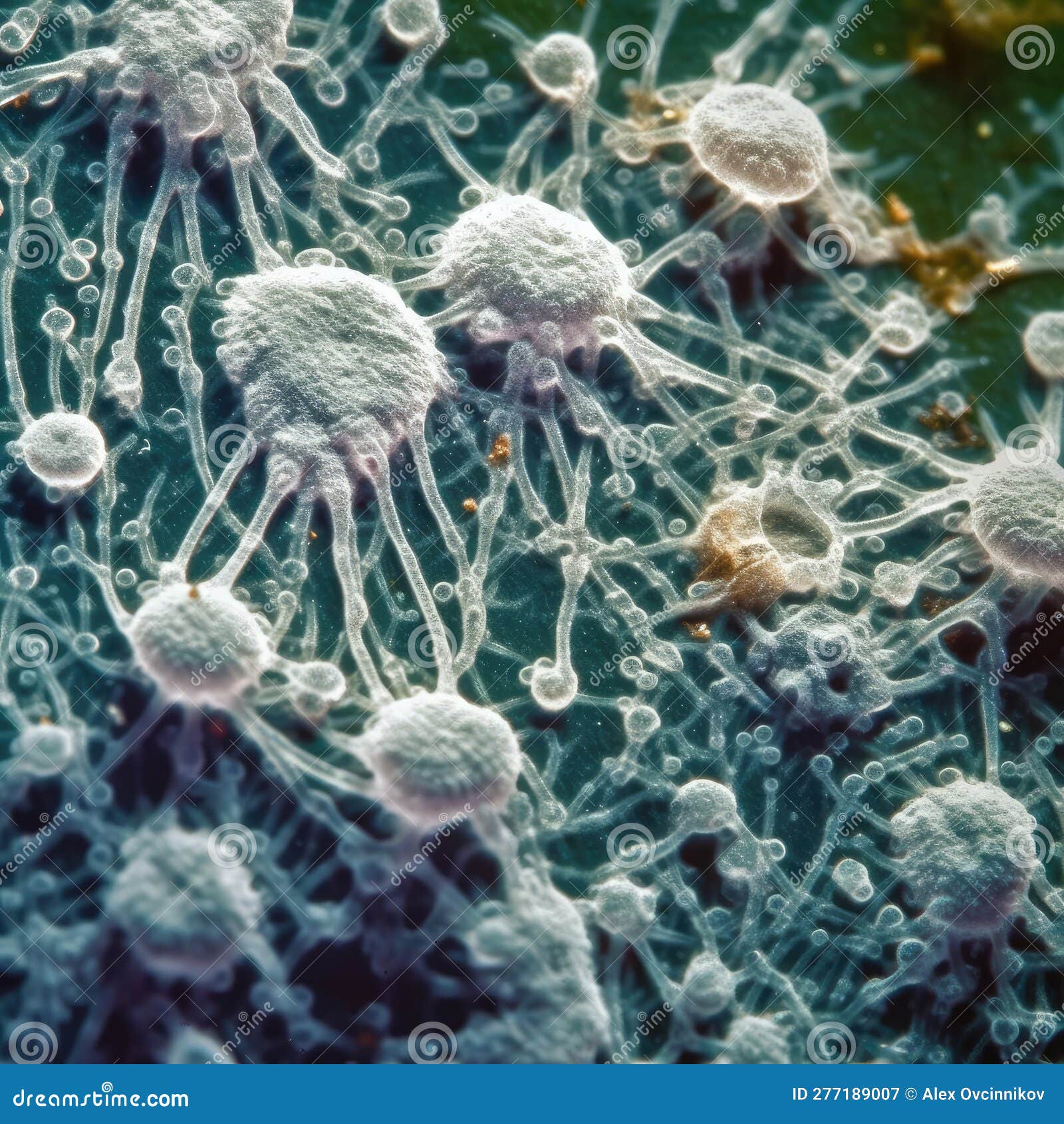 Candida Auris Fungus Close Up Under Microscope For Medical Research candida-auris-fungus-close-up-under-microscope-for-medical-research