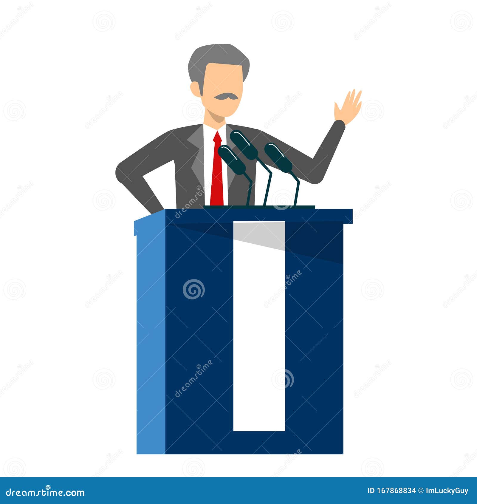 Candidato Principal A La Presidencia En La Demanda Stock De Ilustracion Ilustracion De Elija Hombre 167868834