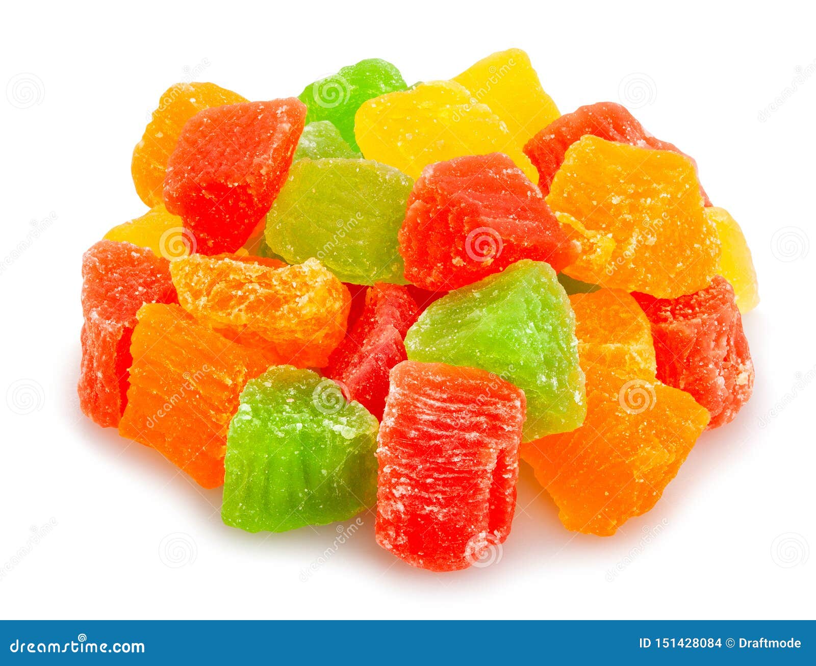Candied fruit stock photo. Image of dried, group, isolated 151428084