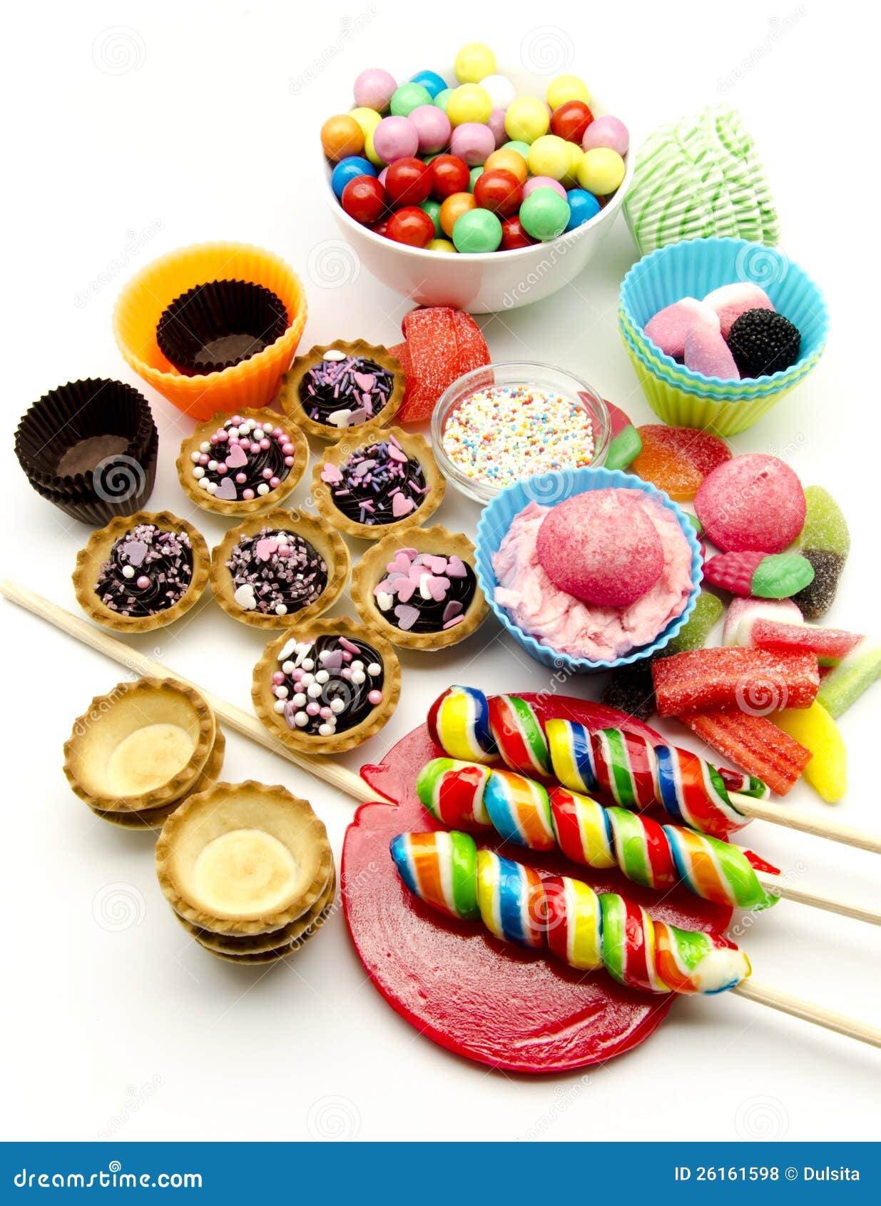 Candies and sweets stock photo. Image of gift, dessert 26161598