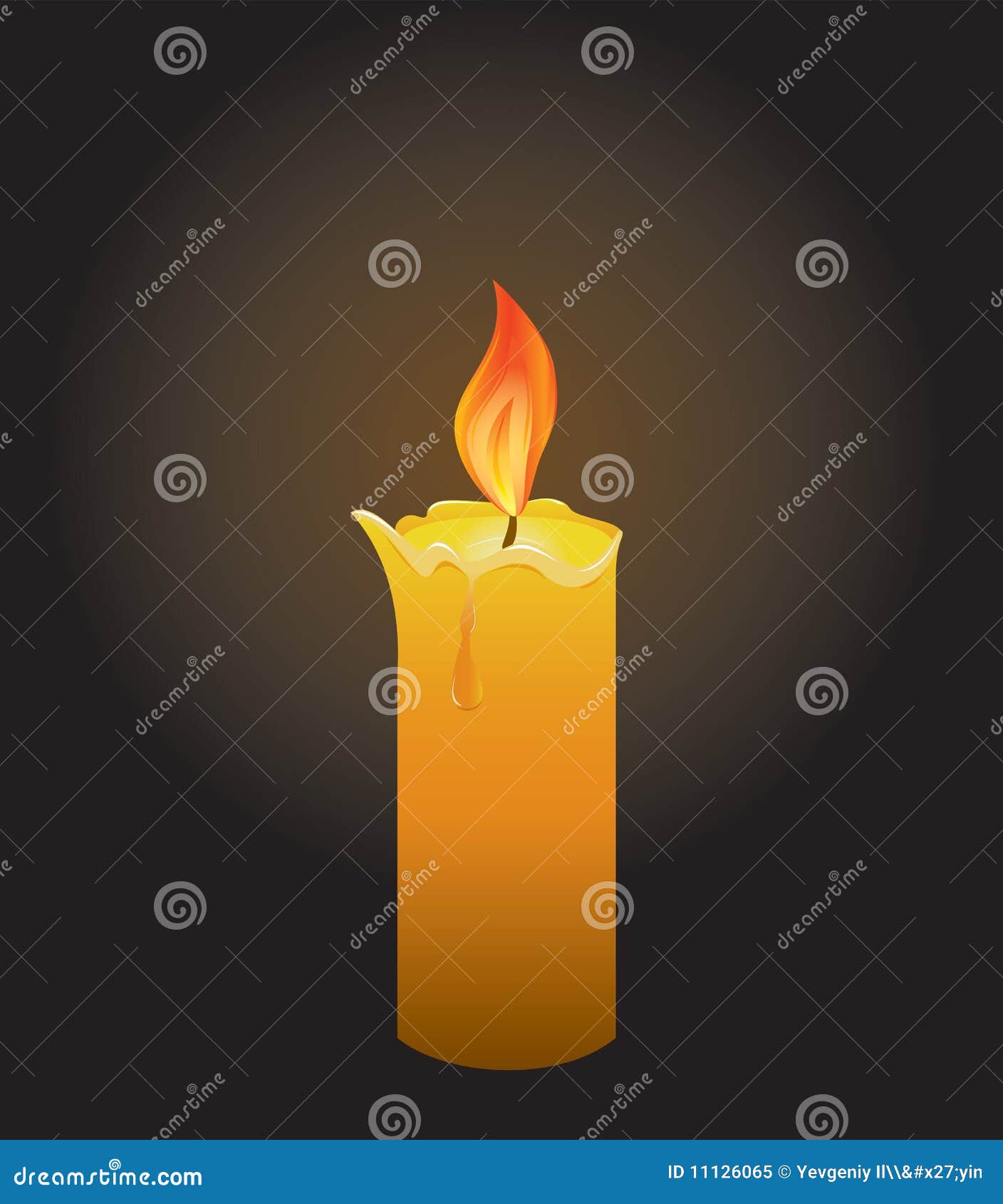 Candle Stock Vector Illustration Of Flame B
