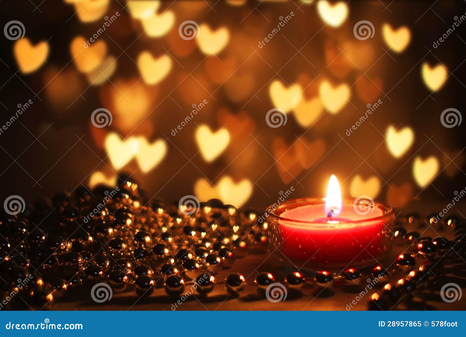 Heart Candles Sign Love Romantic Evening Stock Photo by ©YAYImages 258676766