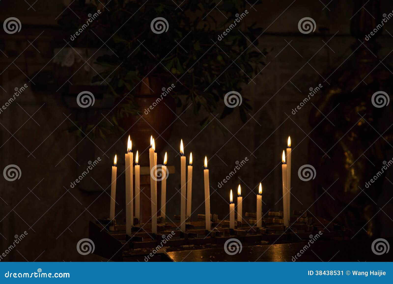 The candle stock image. Image of duomo, building, basilica 38438531