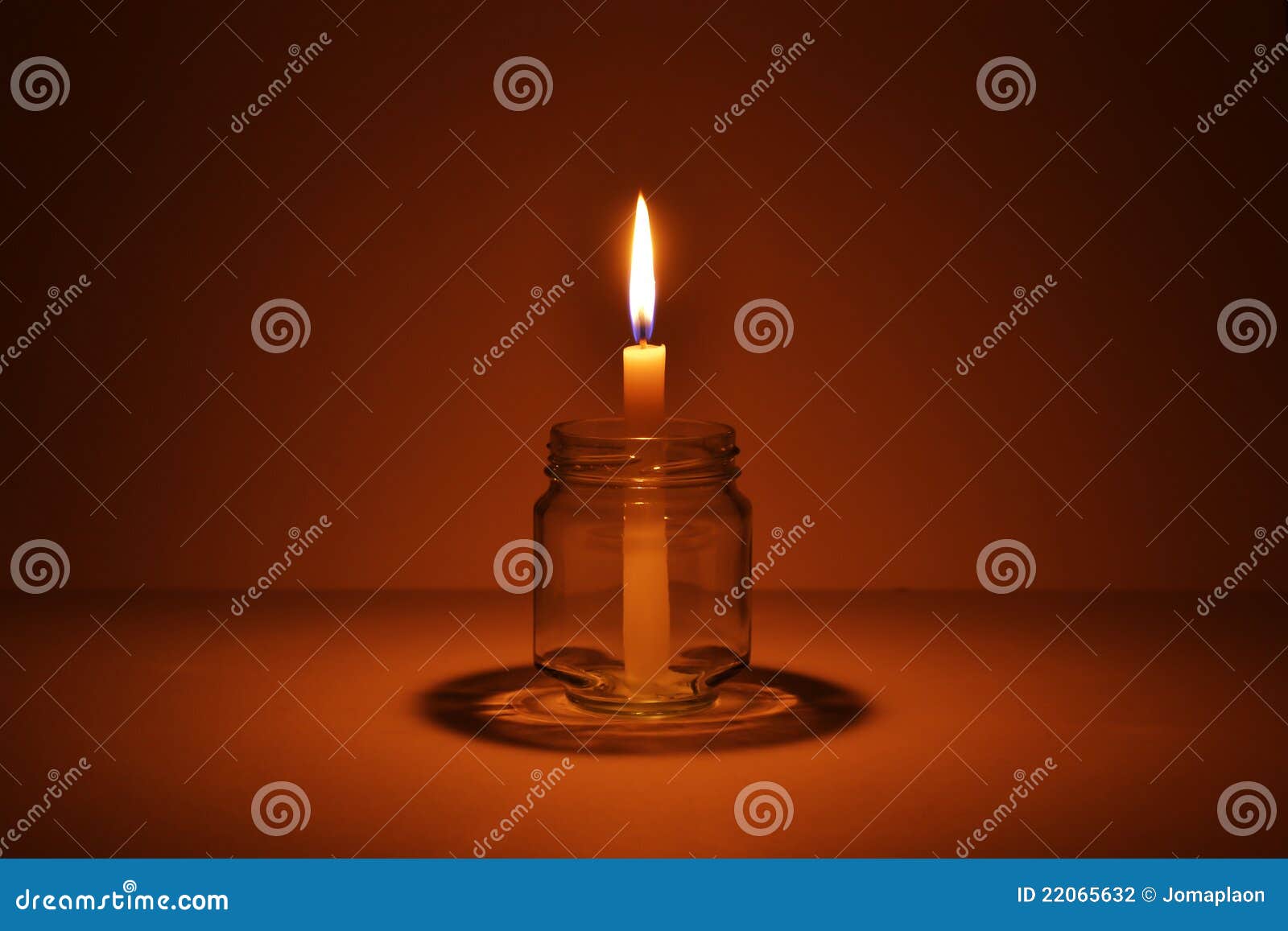 Candle in a bottle stock photo. Image of table, give 22065632