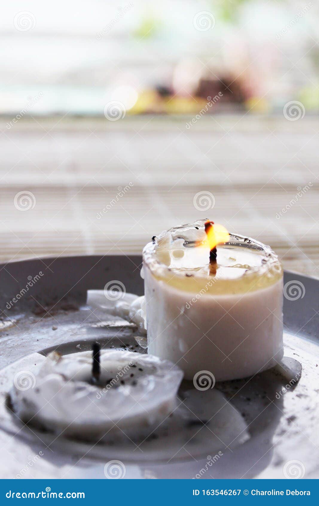 Candle stock image. Image of light, candlelight, relax 163546267