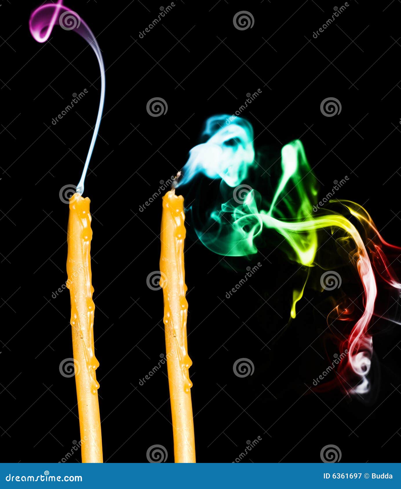 Candle Color Smoke stock image. Image of closeup, cozy 6361697