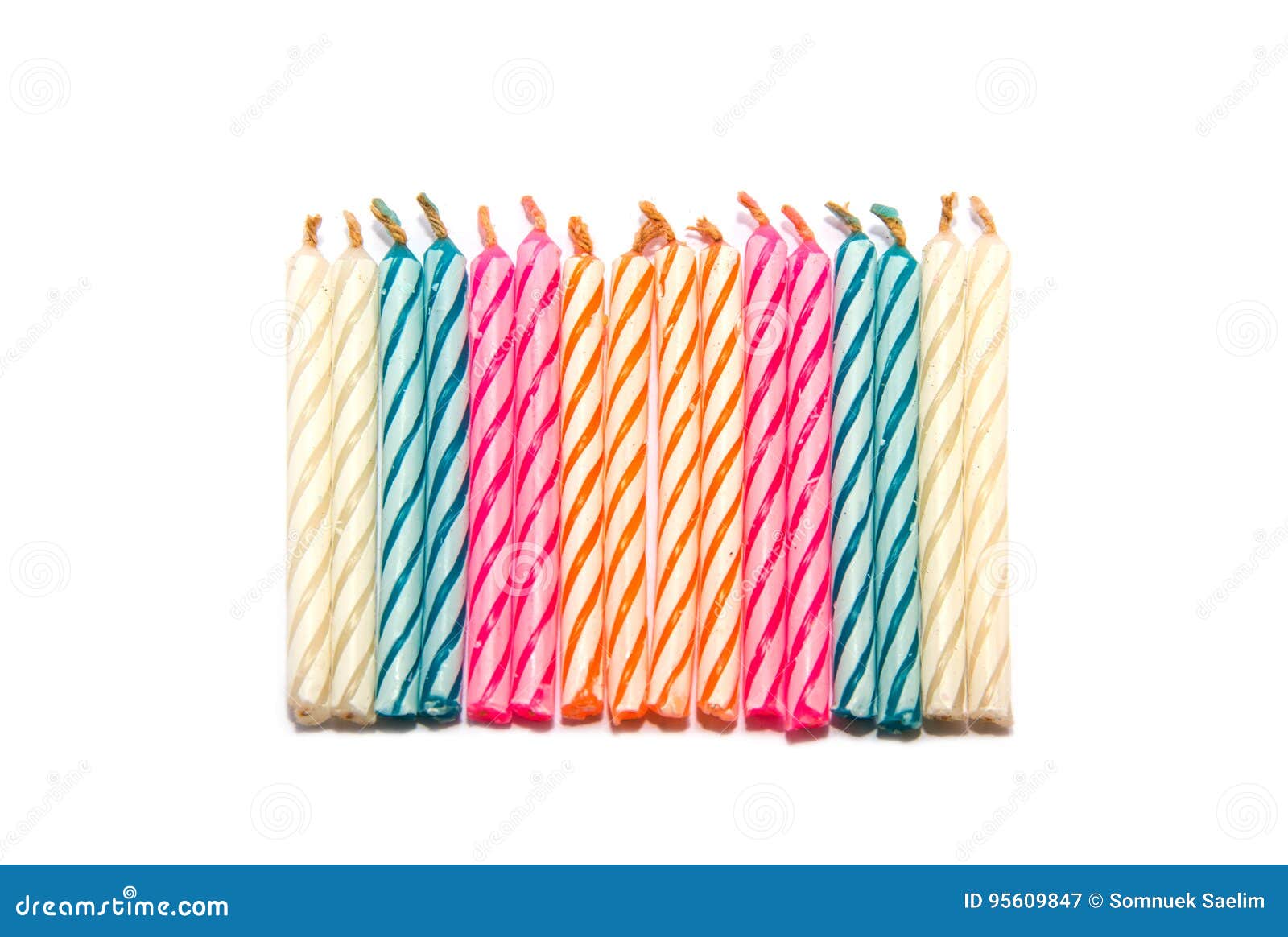 Candle colorful stock image. Image of birth, congratulations 95609847