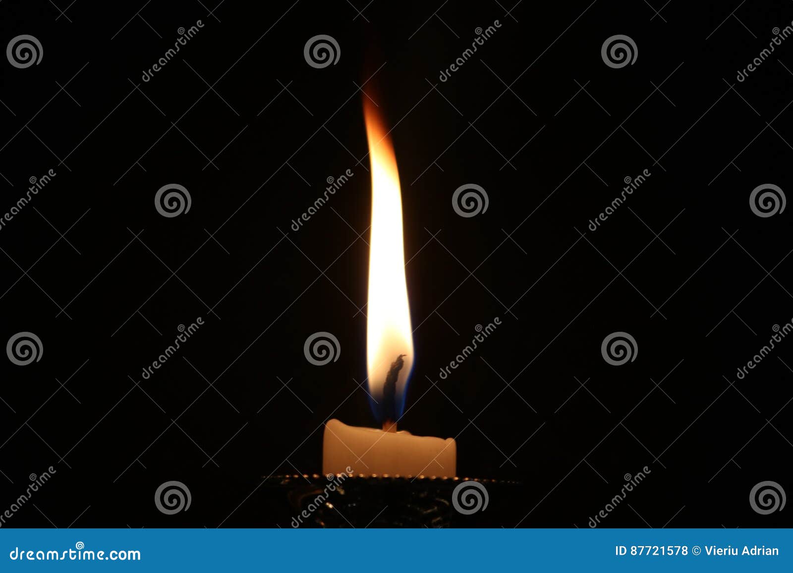 Candle Fire Rip Isolated Backgound Stock Photo Image of candle