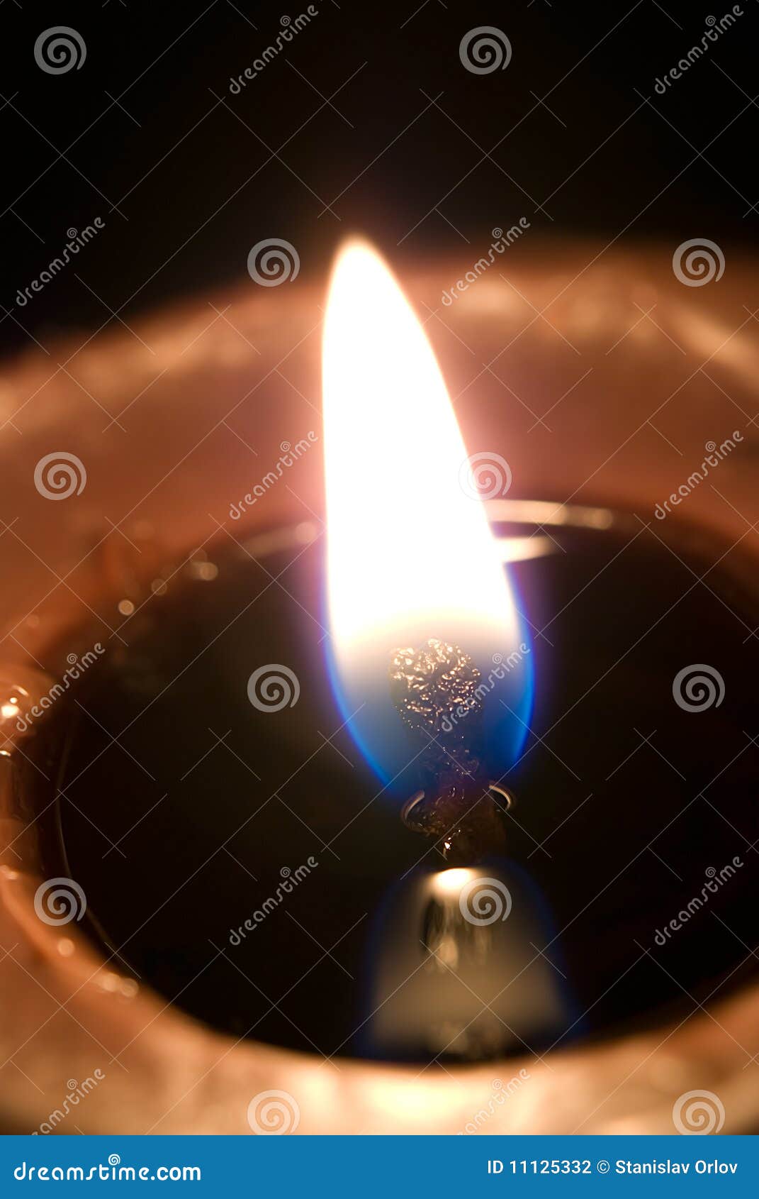 Candle flame stock photo. Image of bright, celebration 11125332