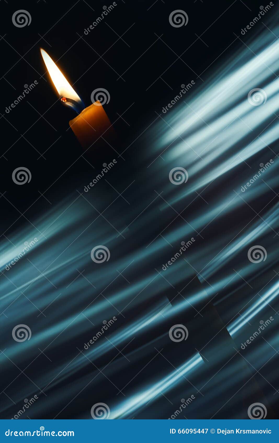 Candle Flame on Black Background Stock Image Image of bright, mood