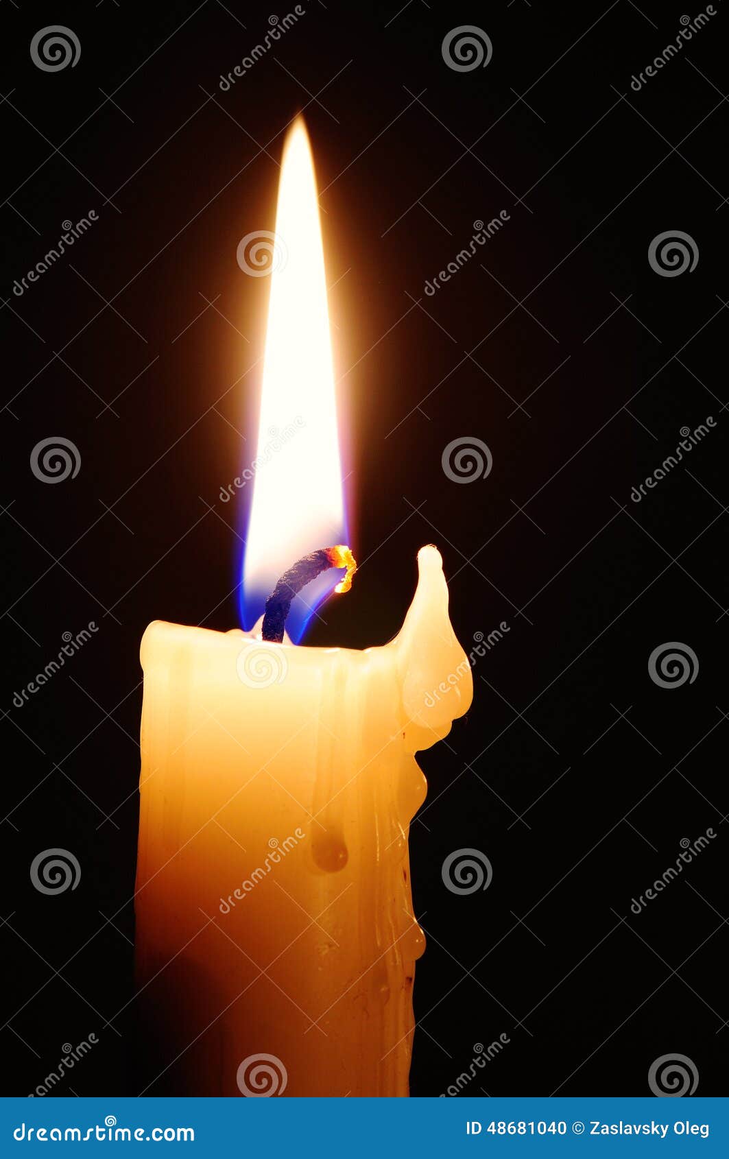 Melting Wax Candle in Hand · Free Stock Photo