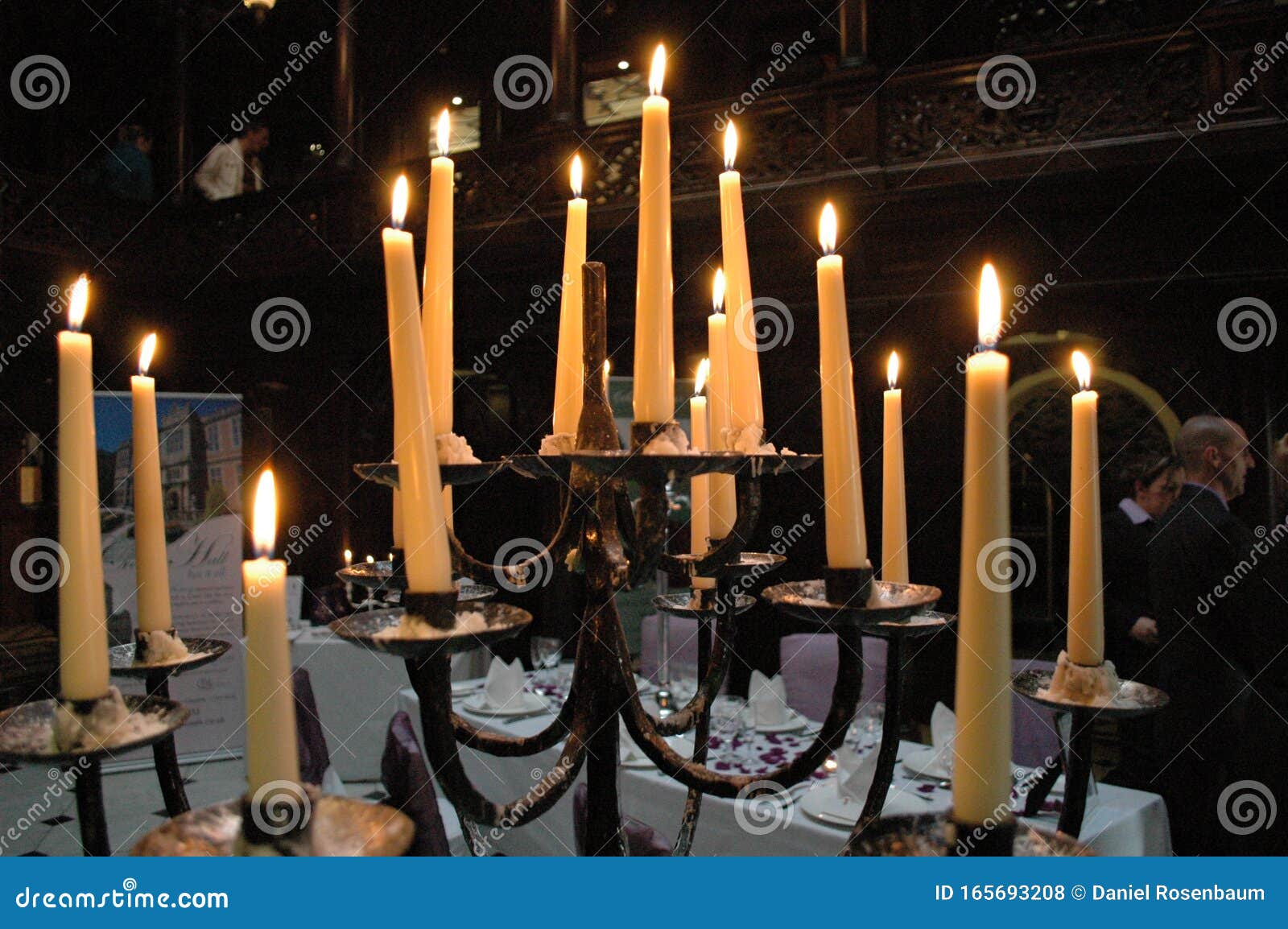 Candle Holder at Crewe Hall in Cheshire, England, United Kingdom