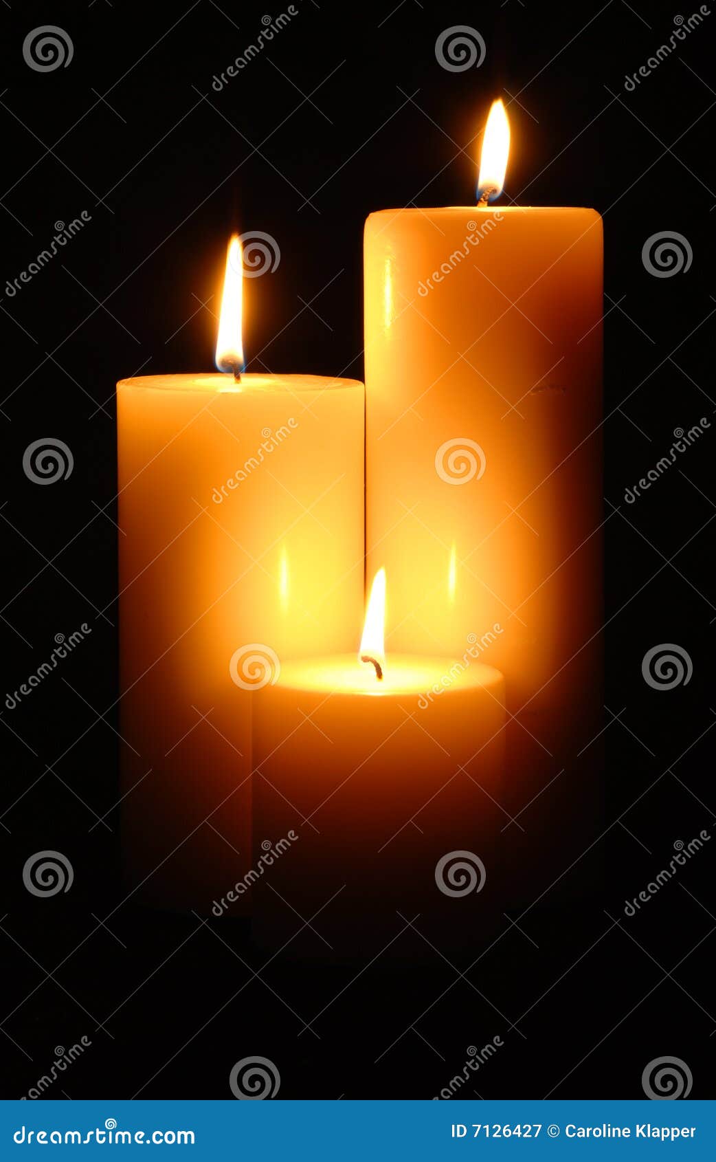 Candle Illumination stock image. Image of levels, orange - 7126427