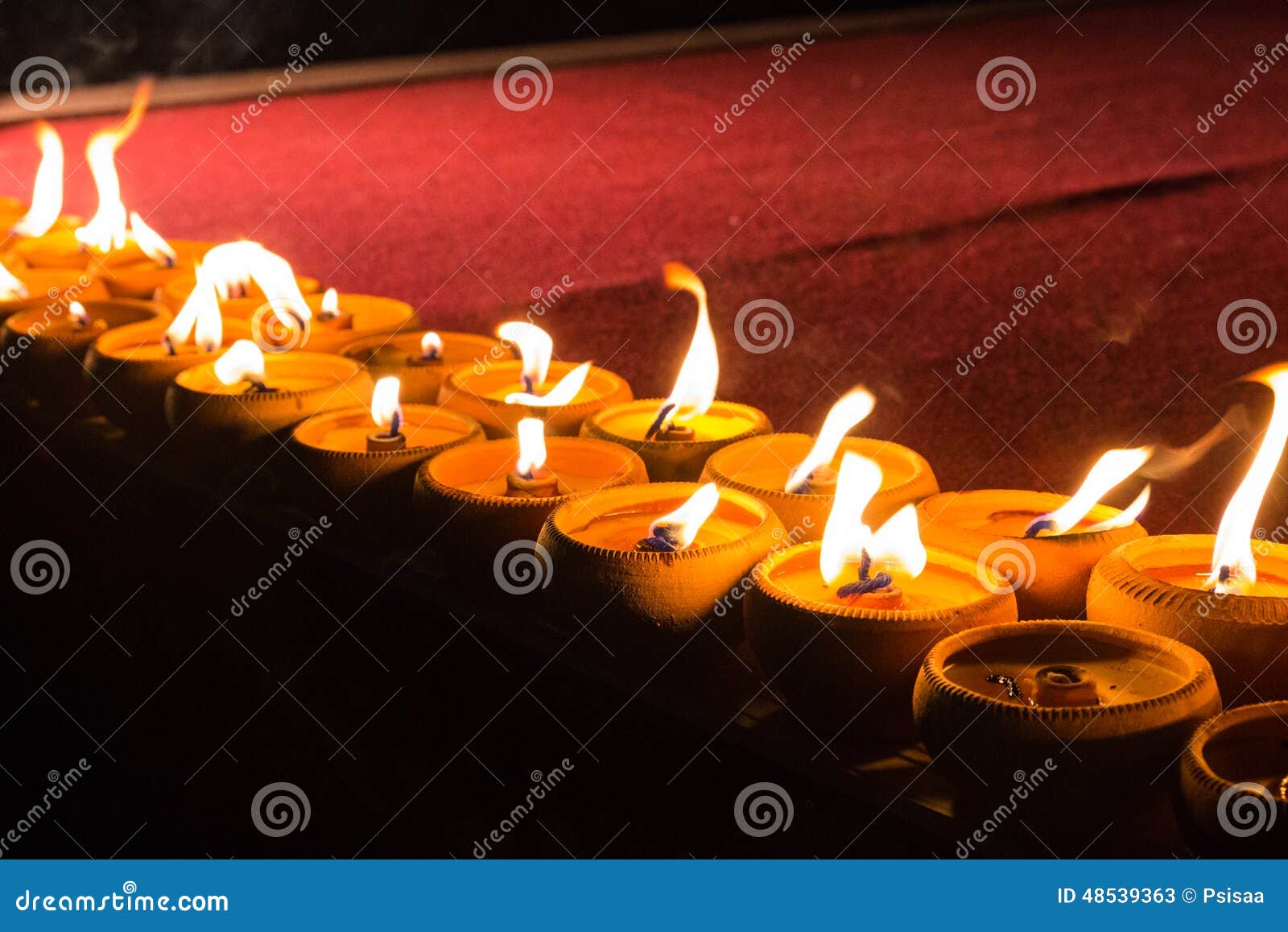 Candle light at night stock image. Image of light, yellow 48539363