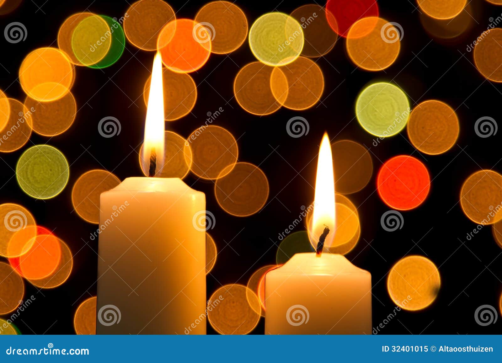 Candle Light White with Bokeh Spots Stock Image Image of celebrate, festive 32401015