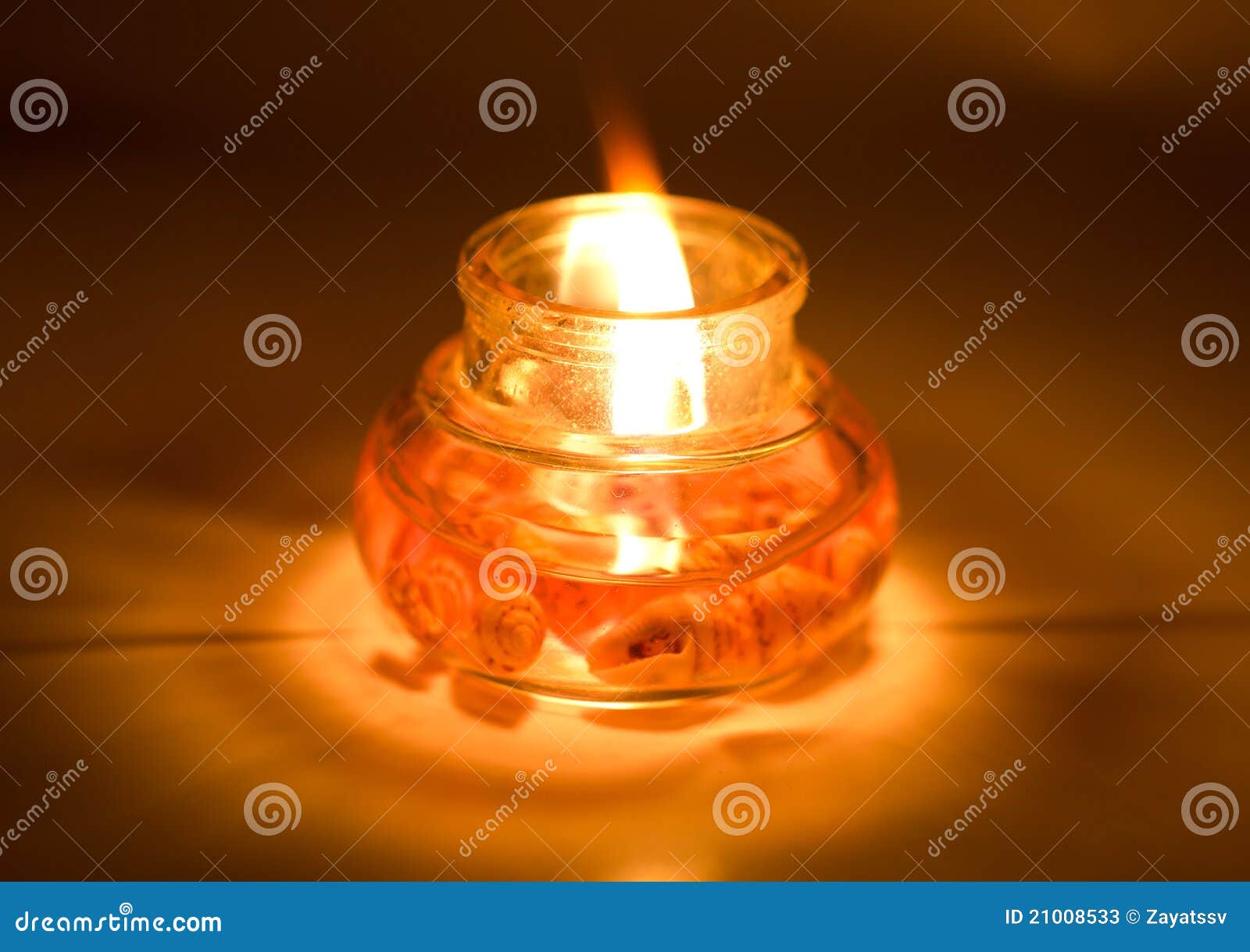 Candle is lit in the dark stock image. Image of light 21008533