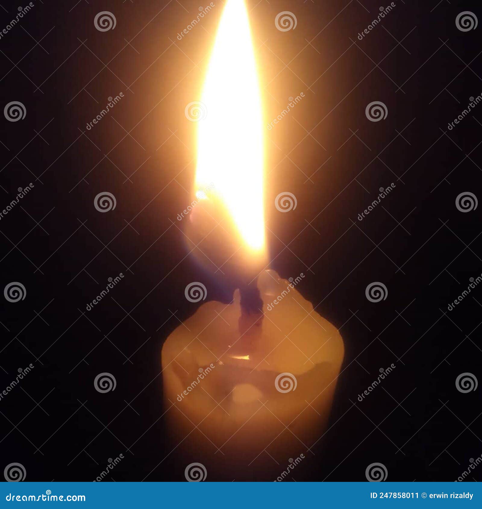 Candle in the night stock image. Image of candle, fire 247858011