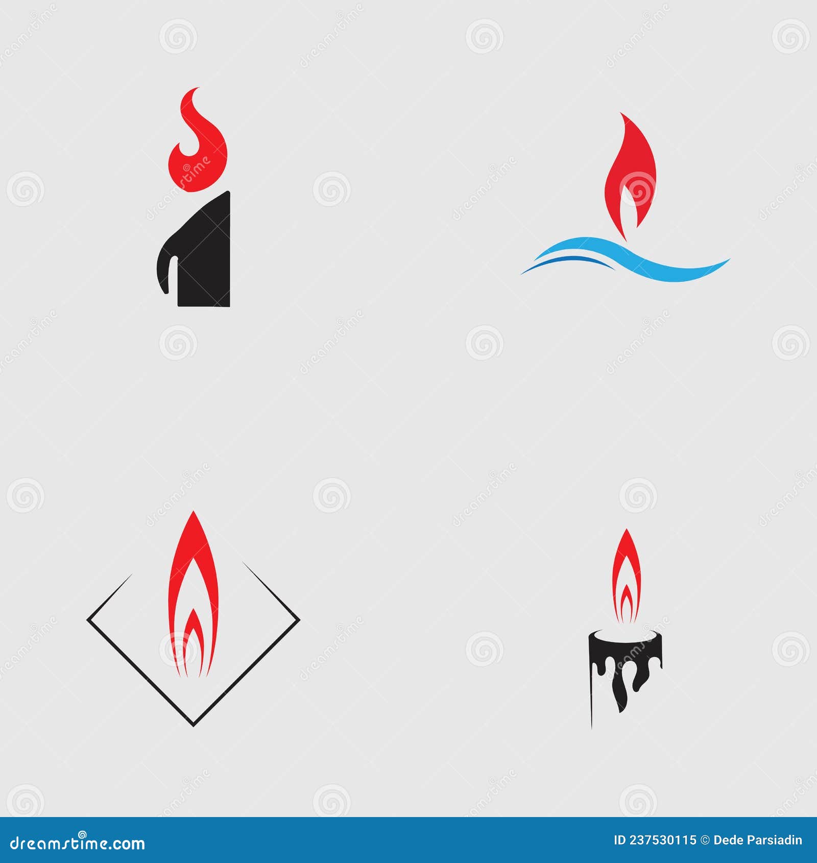 Cut out template for lamp Royalty Free Vector Image
