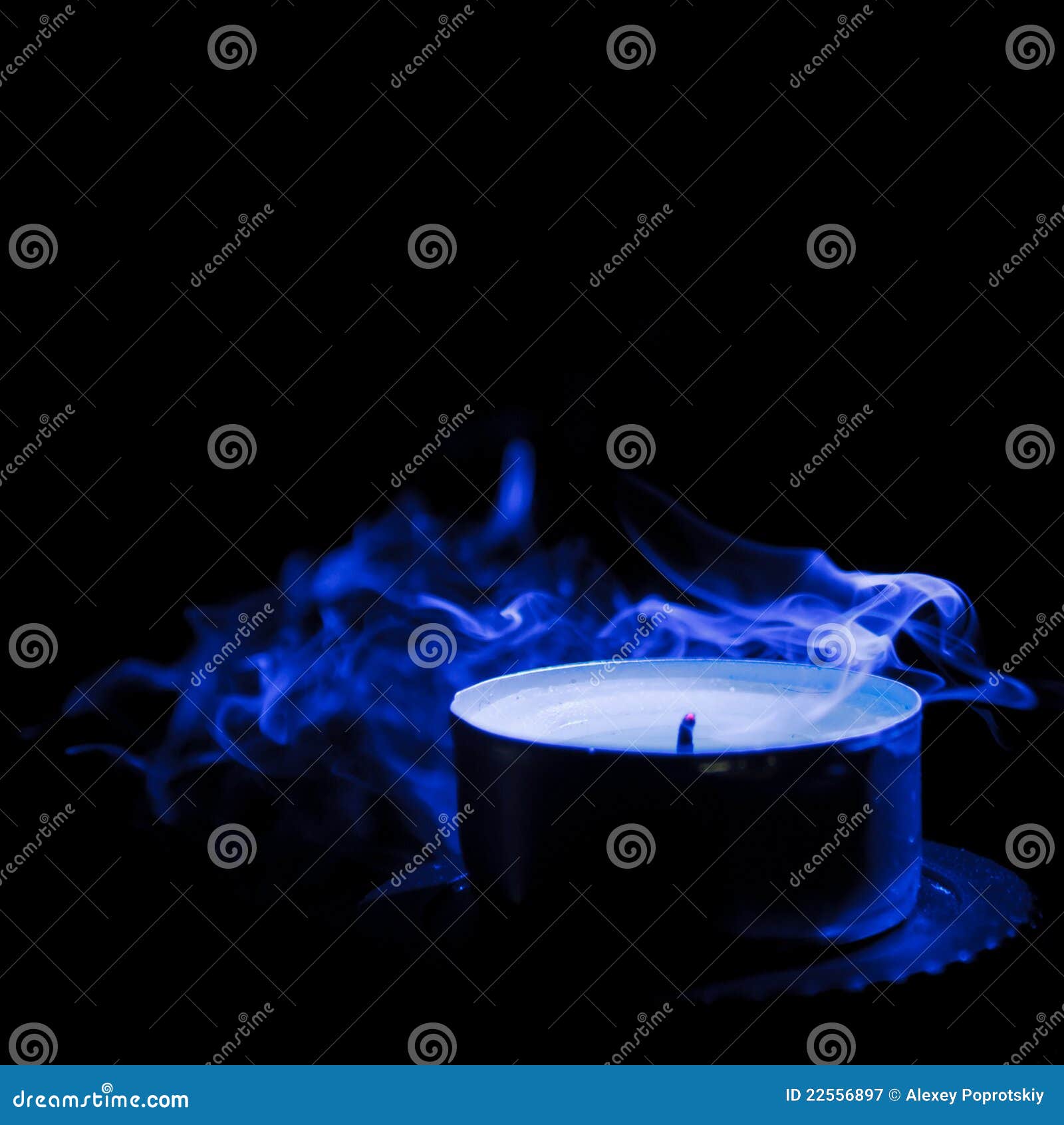 Candle with smoke stock image. Image of mystery, smoking 22556897