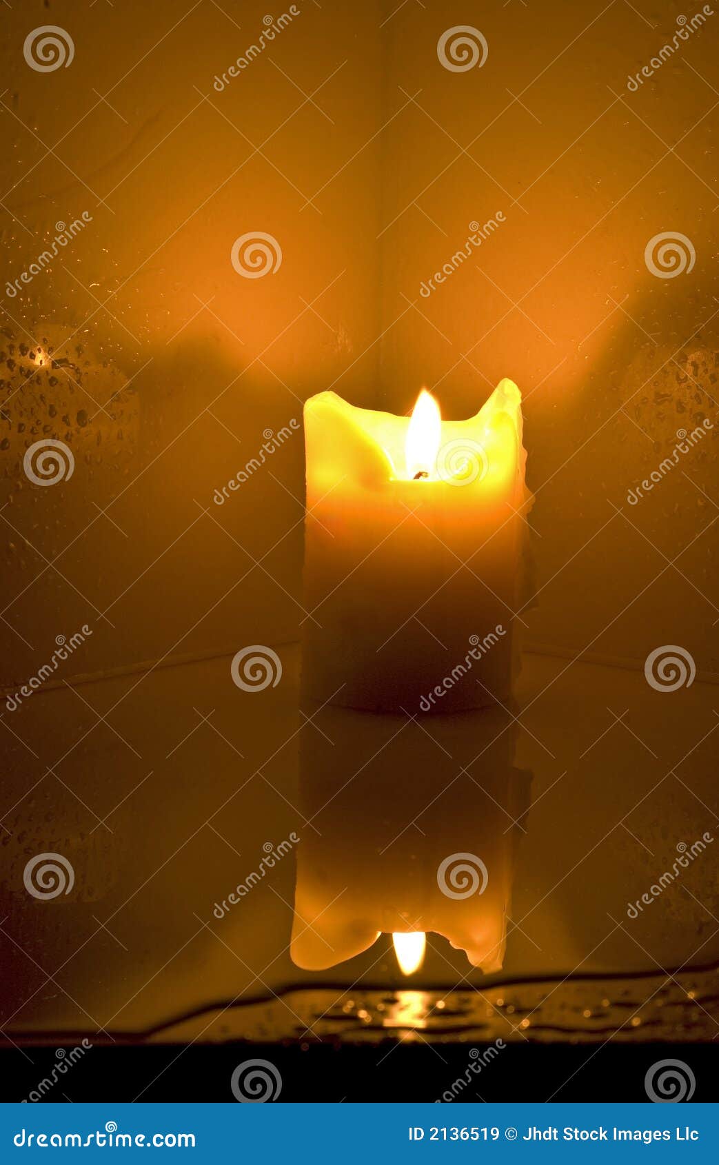 Candle on Water stock image. Image of droplets, light 2136519