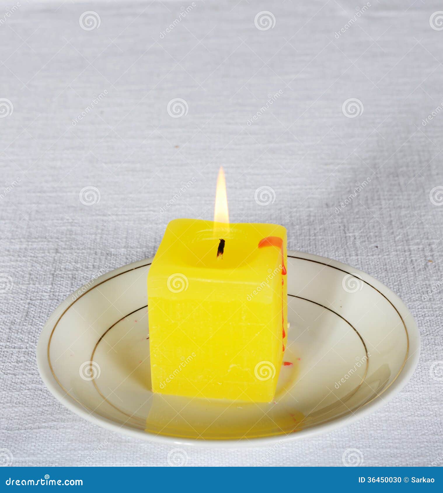 Candle stock photo. Image of decorative, yellow, christmas 36450030