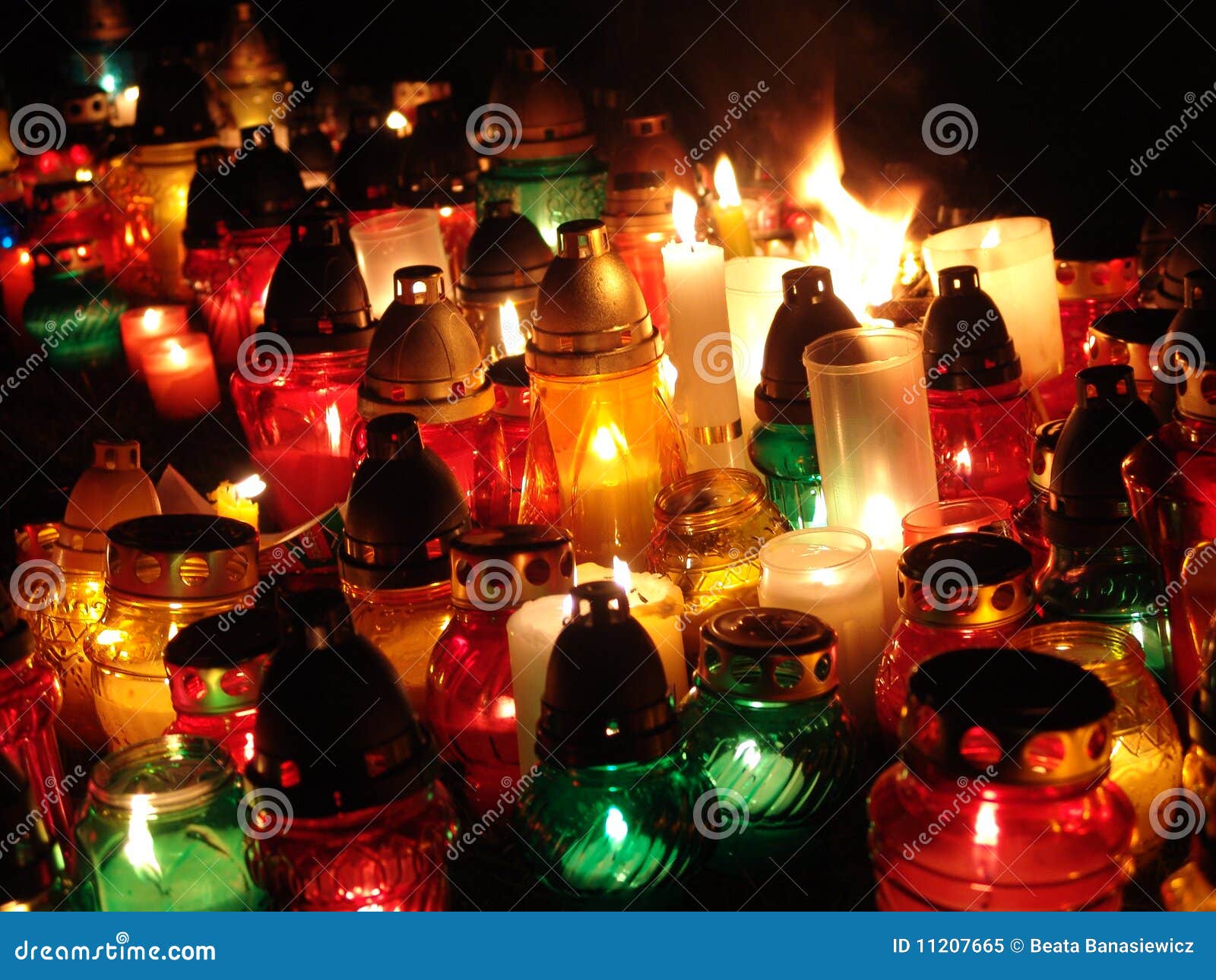 Candles. stock image. Image of light, dead, november 11207665