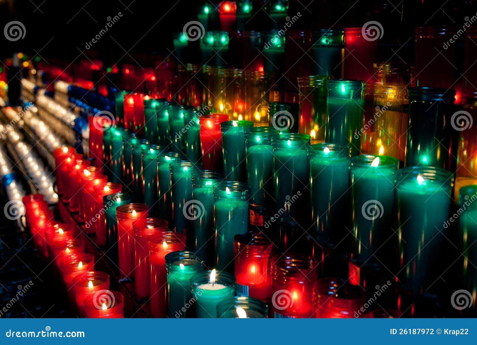 Candles stock photo. Image of spain, prayer, tranquillity 26187972