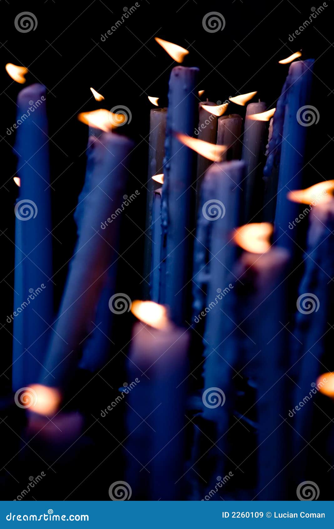 Candles in the altar stock image. Image of birthday, christian 2260109
