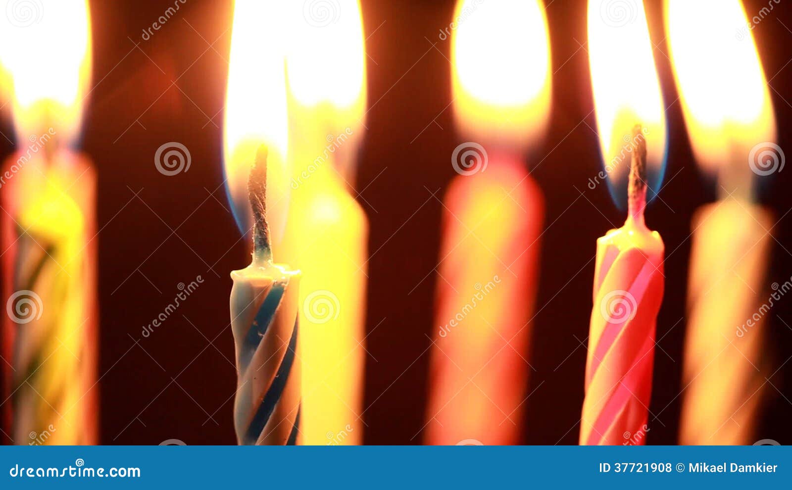 Candles Blown Out stock video. Video of black, light 37721908