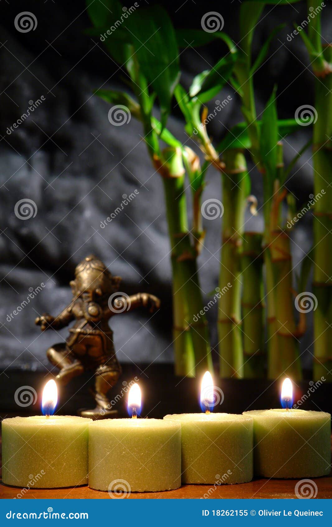 Candles Burning in Religious Setting Stock Image Image of worship