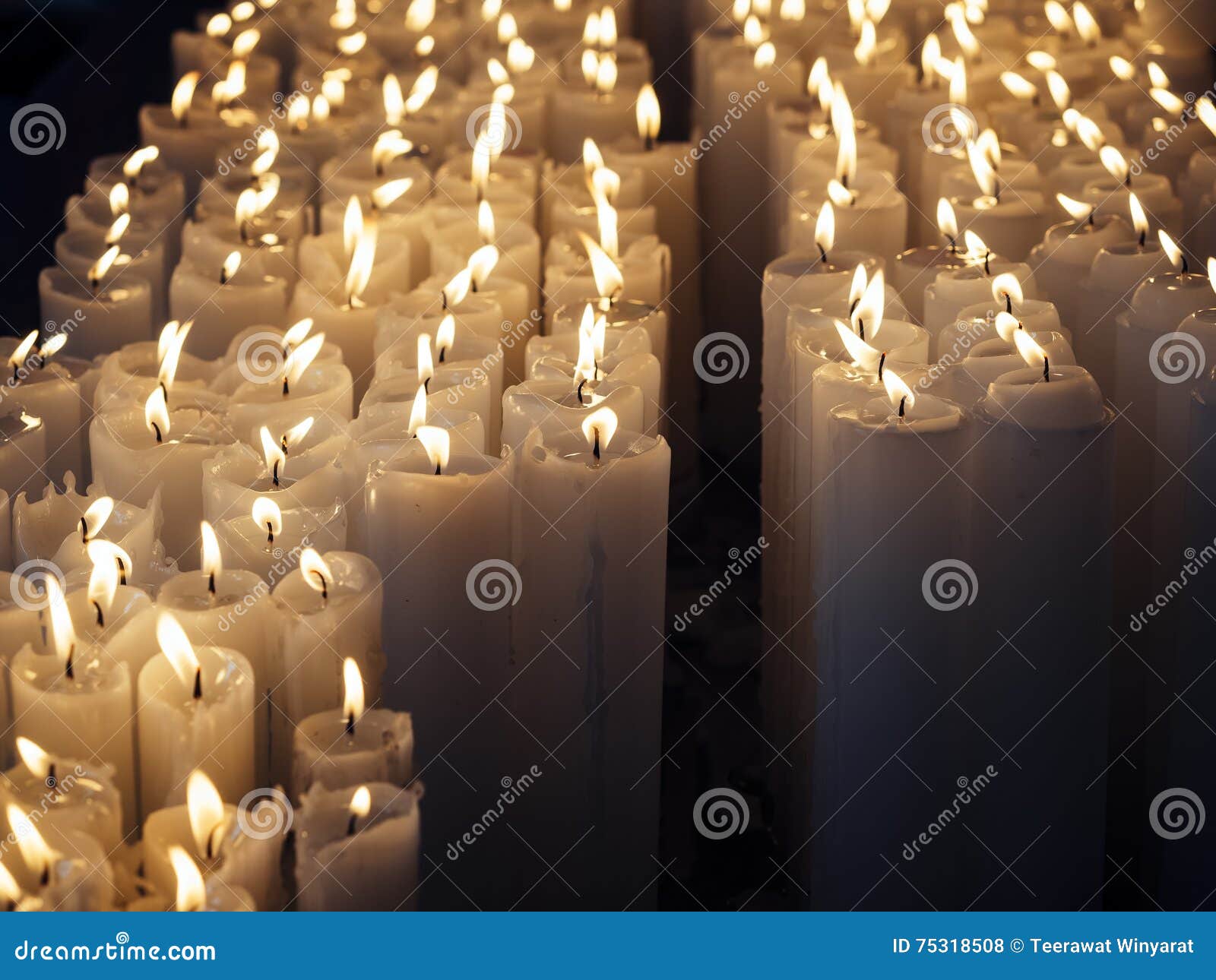 Candles Light Religion Event Ceremony Stock Photo Image of ceremony