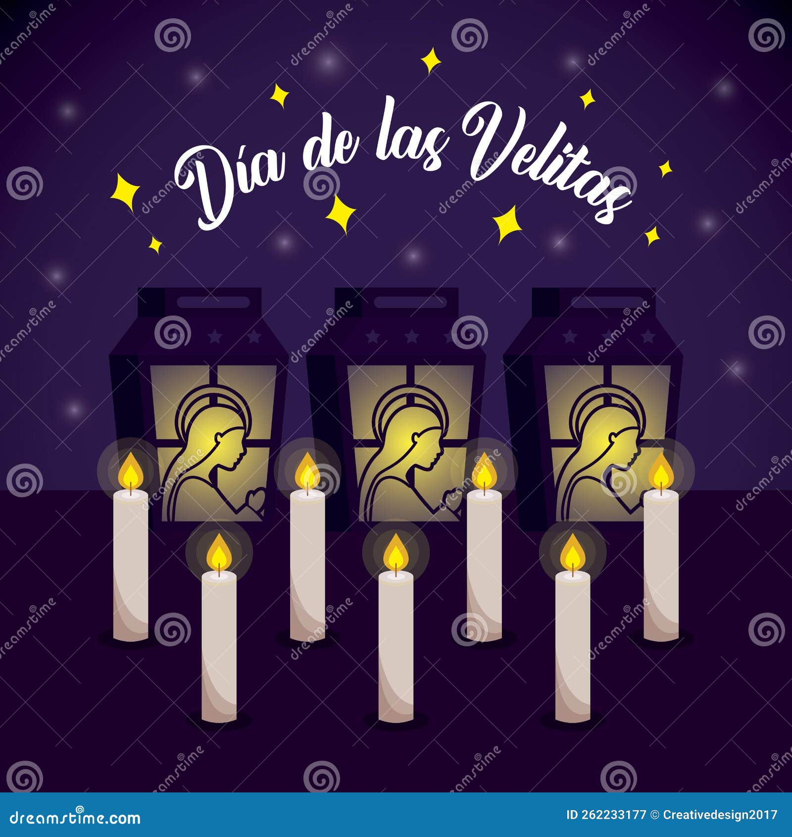 Candlelight day vector stock vector. Illustration of event 262233177