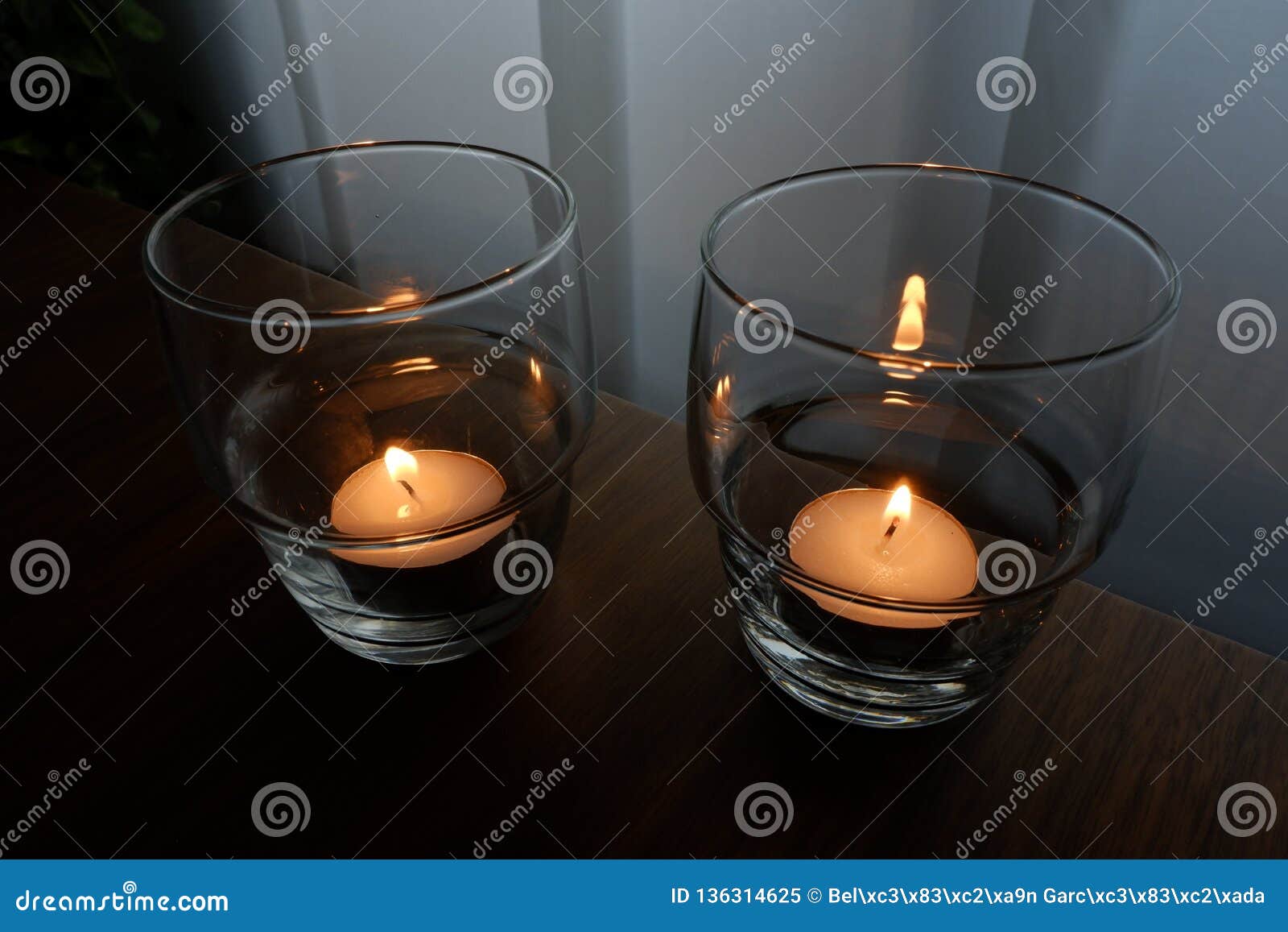 Candles For A Warm Illumination Stock Image - Image of candles, antique ...