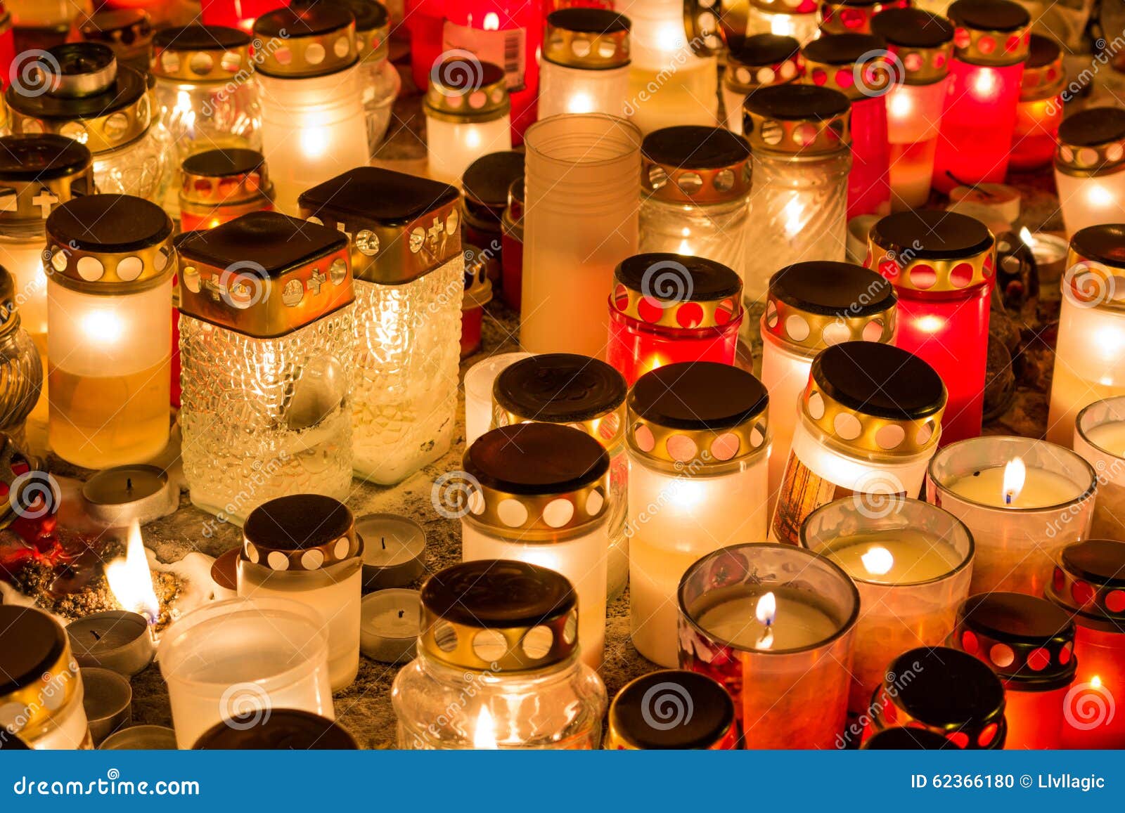 Candles stock photo. Image of christianity, horizontal 62366180