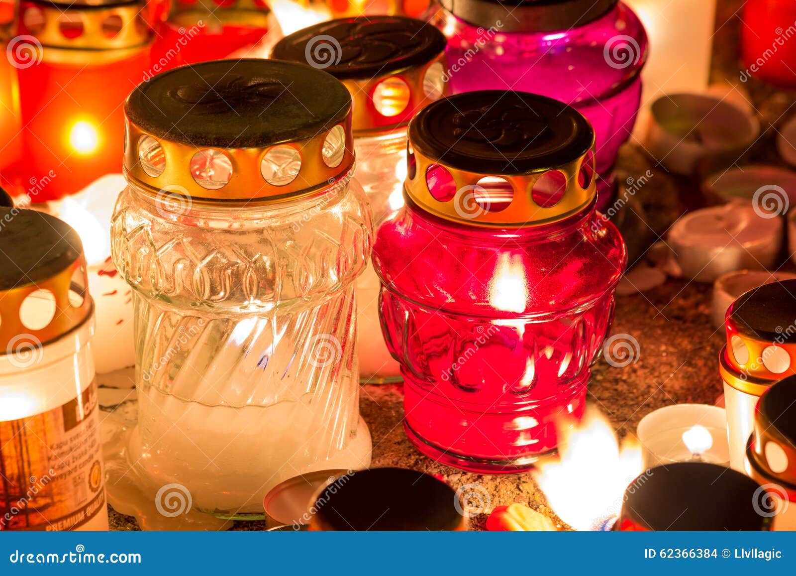 Candles stock photo. Image of christmas, advent, love 62366384