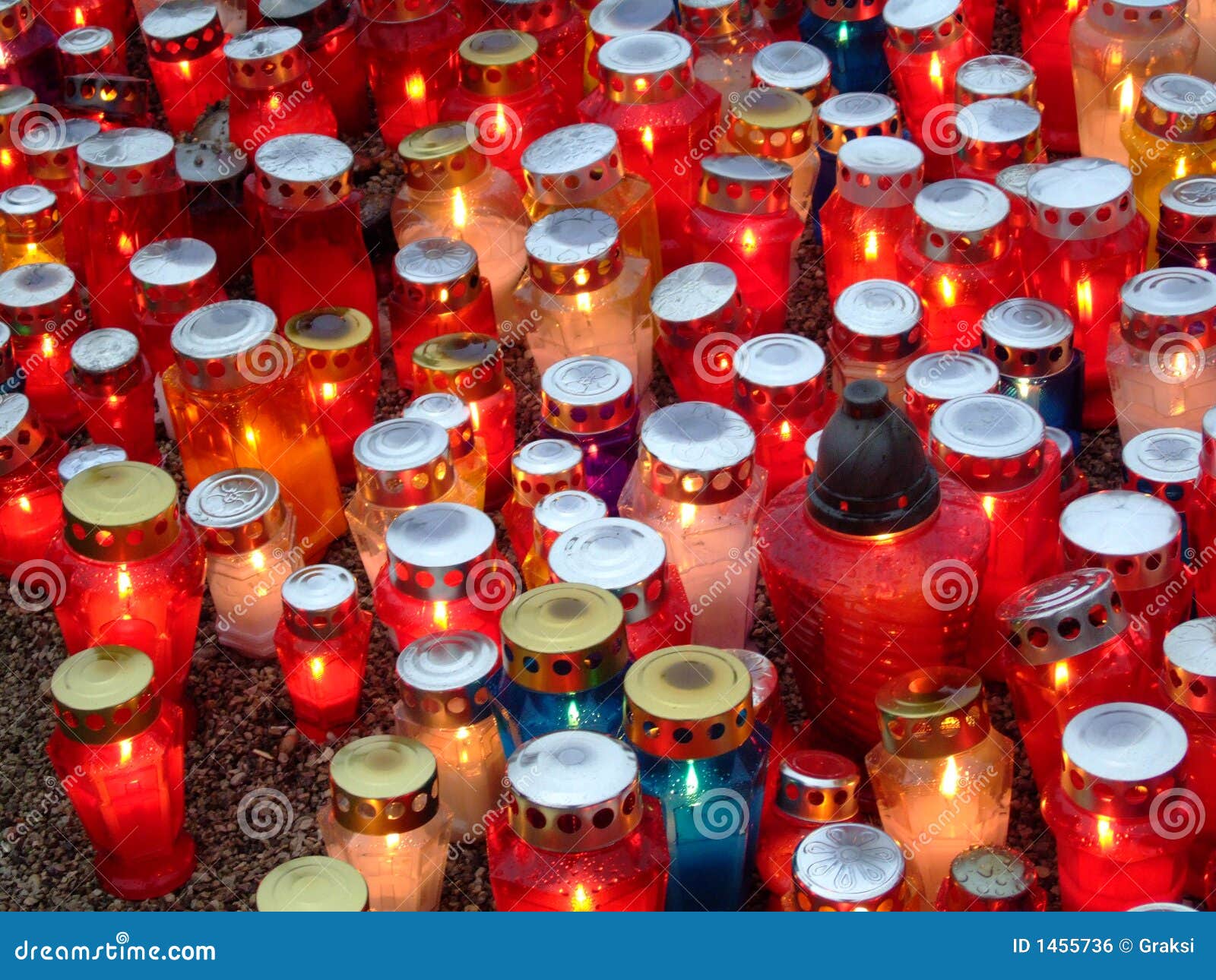 Candles on the rain stock photo. Image of sorow, blue 1455736