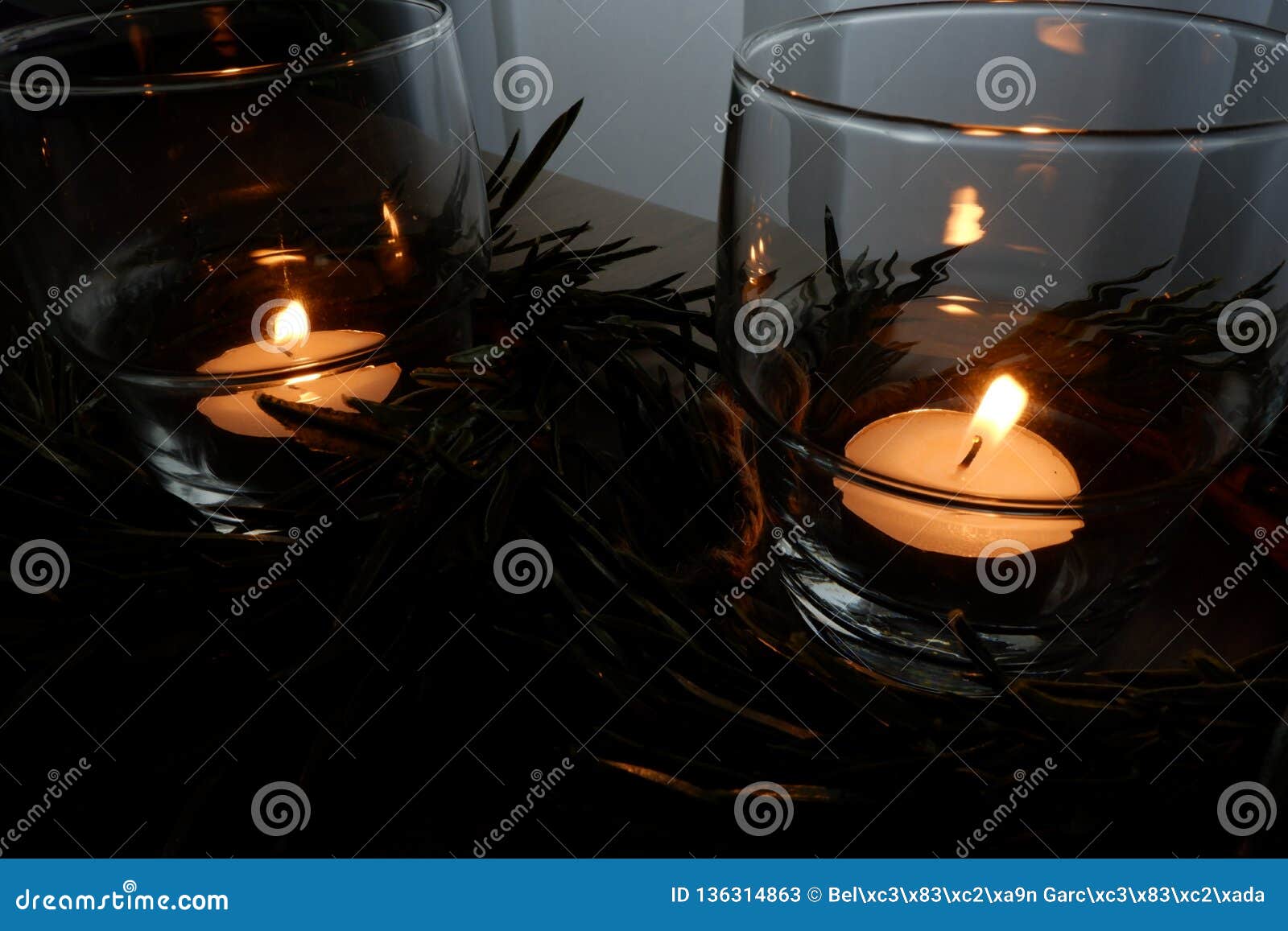 Candles for a Warm Illumination Stock Image - Image of candles, warm ...