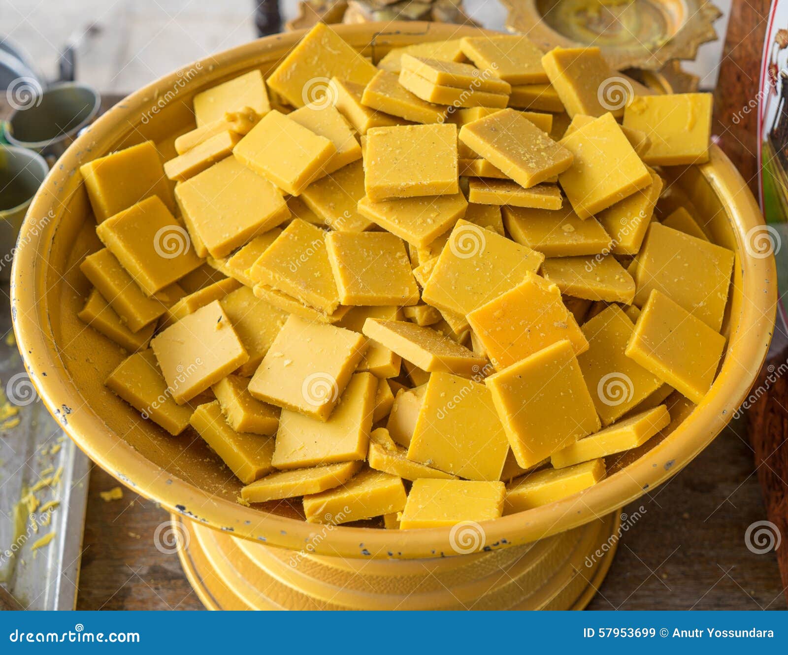 Candles Wax Block stock image. Image of making, symbol 57953699