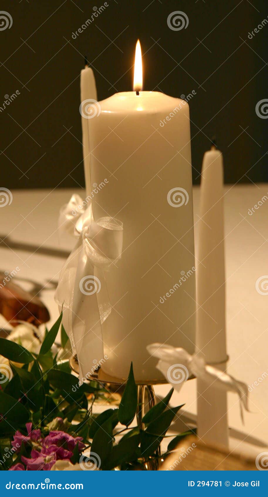 Candles for Wedding Ceremony Stock Image Image of altar, marriage 294781