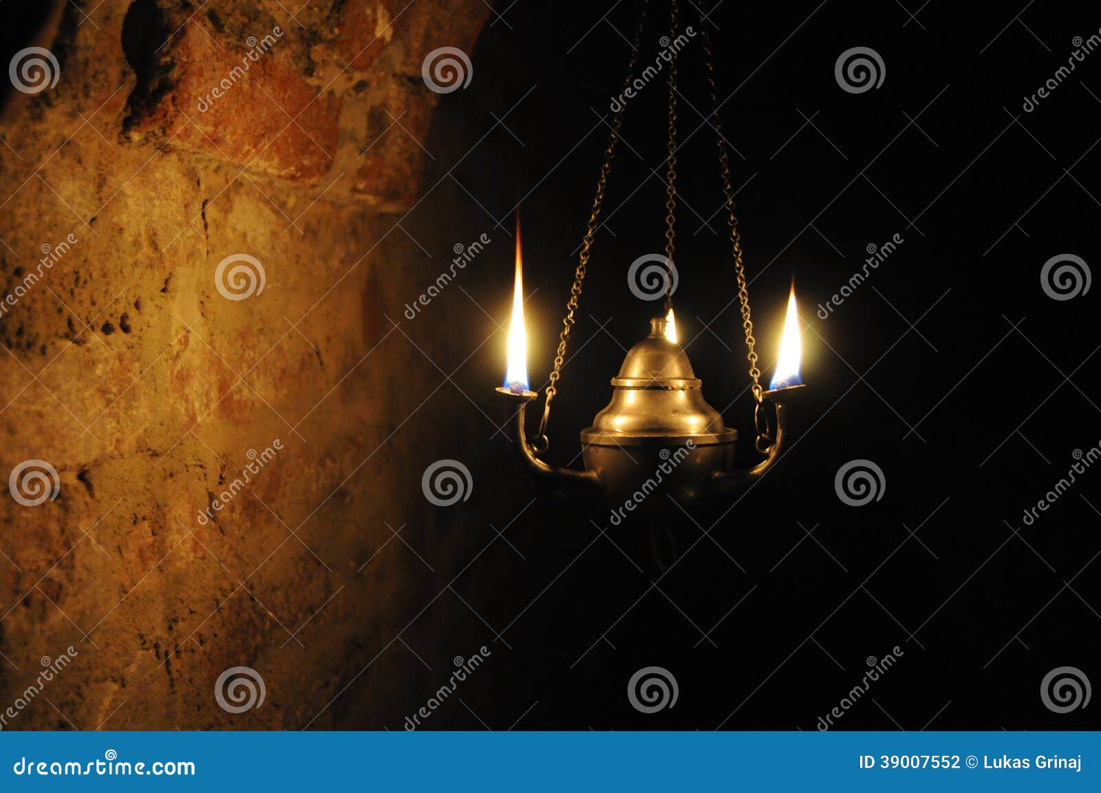 Candlestick stock photo. Image of candlestick, dark, lights 39007552