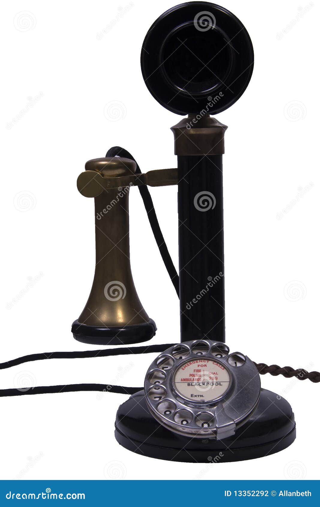 Candlestick Telephone stock photo. Image of antique, telephone 13352292